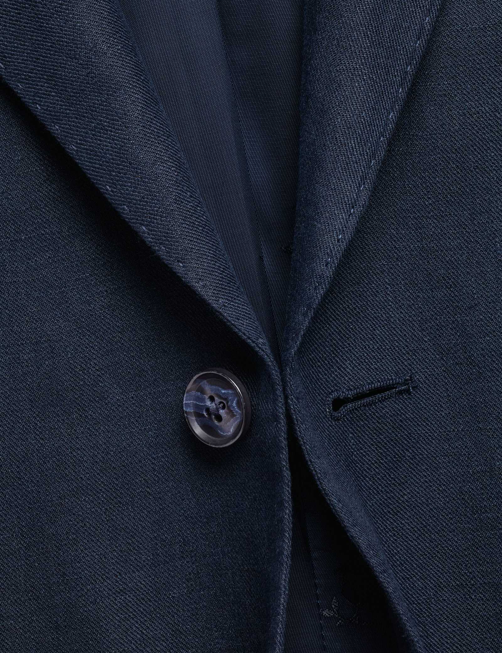 Slim Fit Pure Linen Suit Jacket - image 2