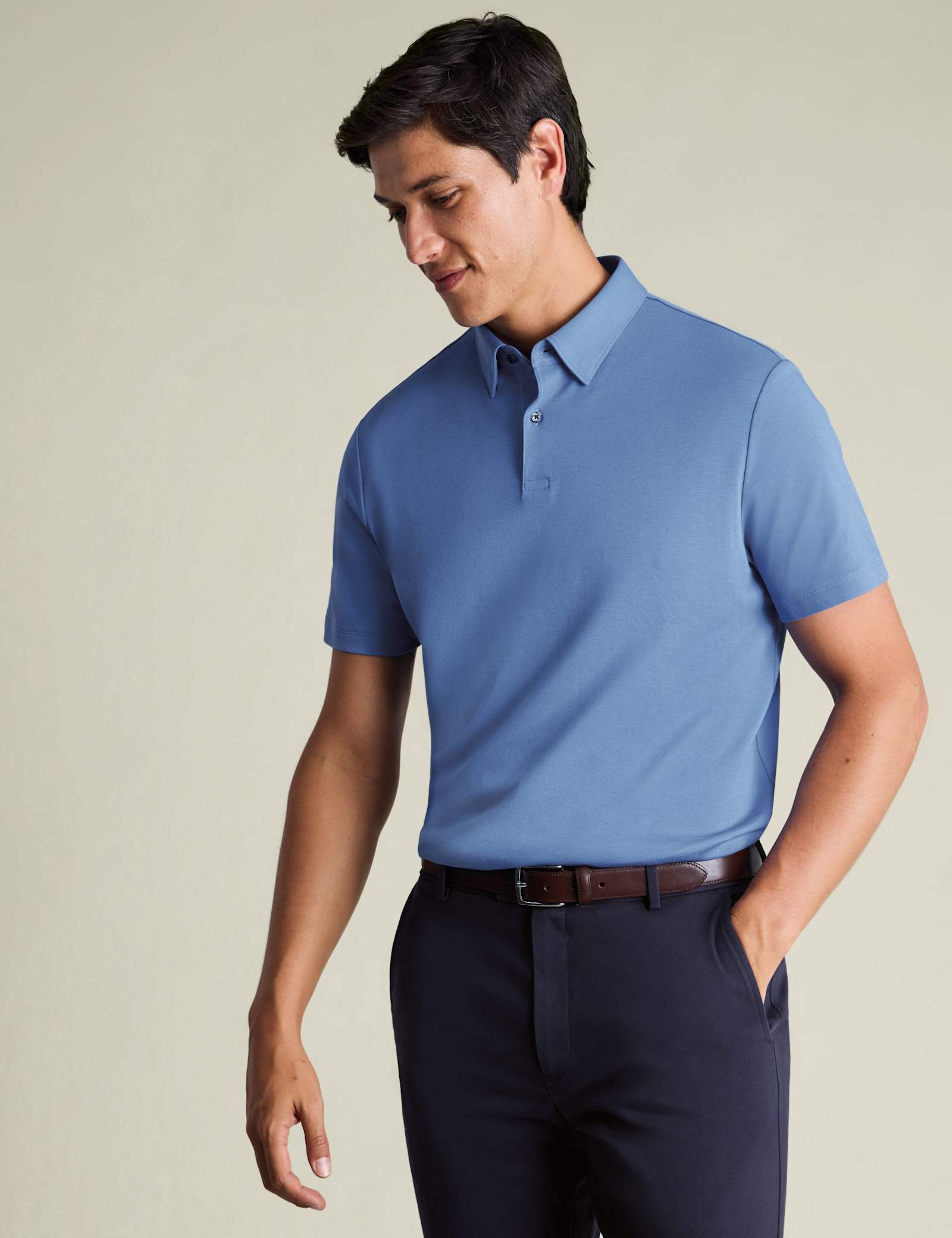 Pure Cotton Polo Shirt - image 1