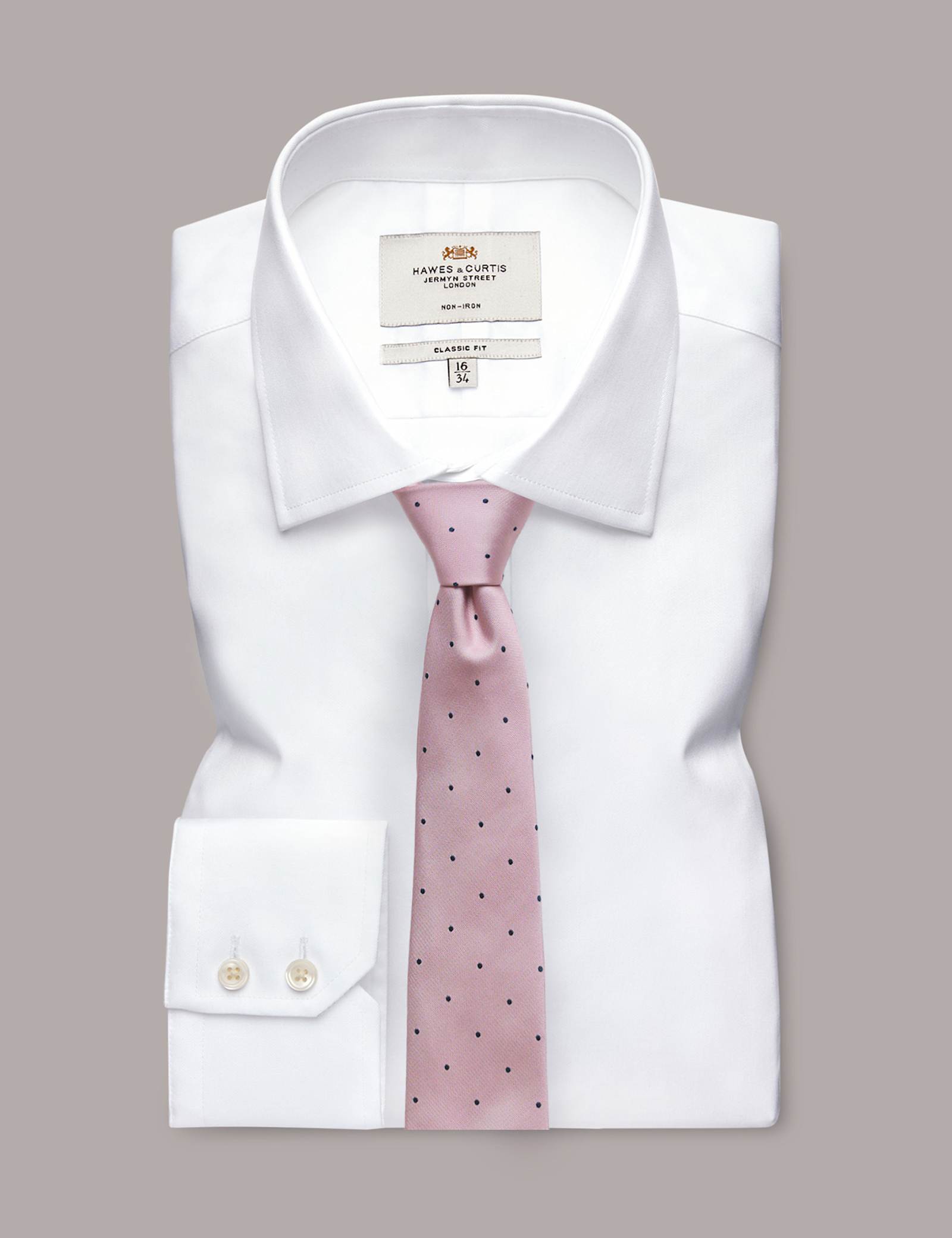 Polka Dot Pure Silk Tie - image 3