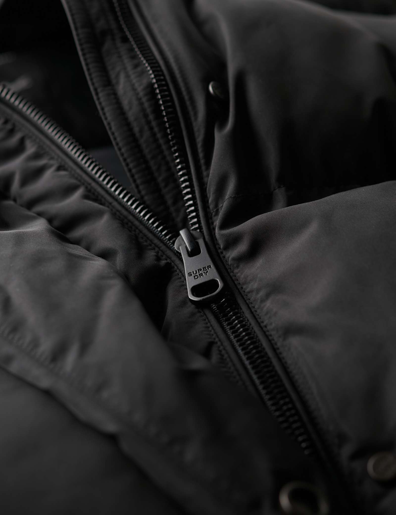 High Neck Longline Puffer Jacket - image 2