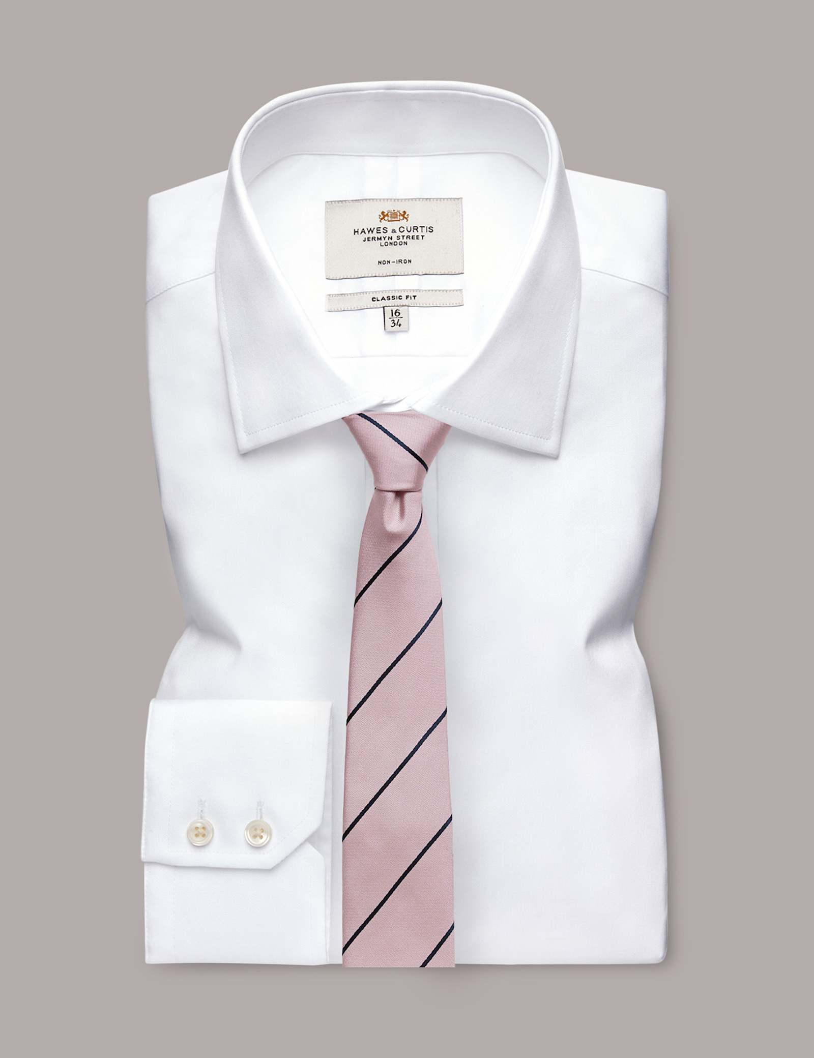 Striped Pure Silk Tie - image 3