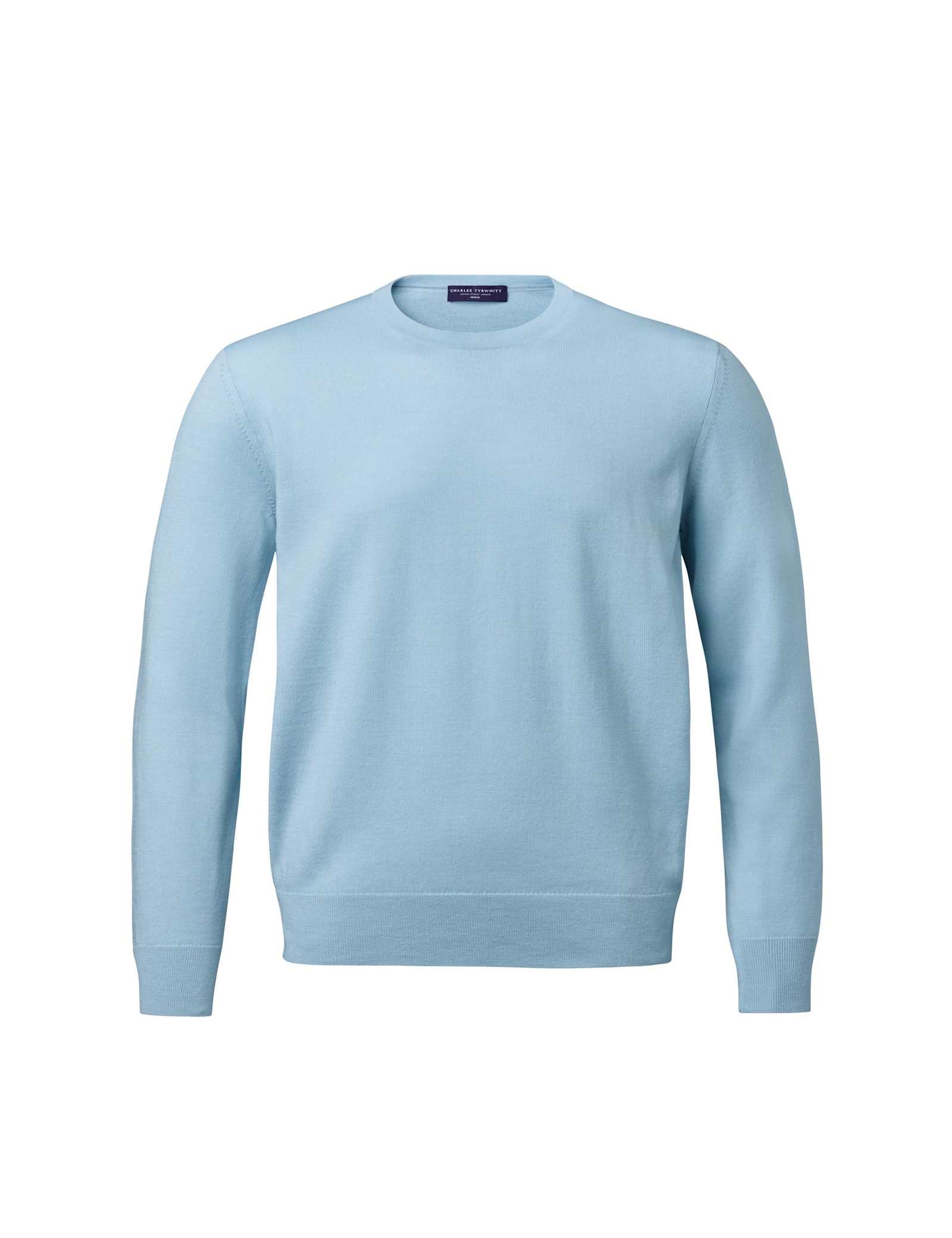 Pure Merino Wool Crew Neck Jumper - image 1