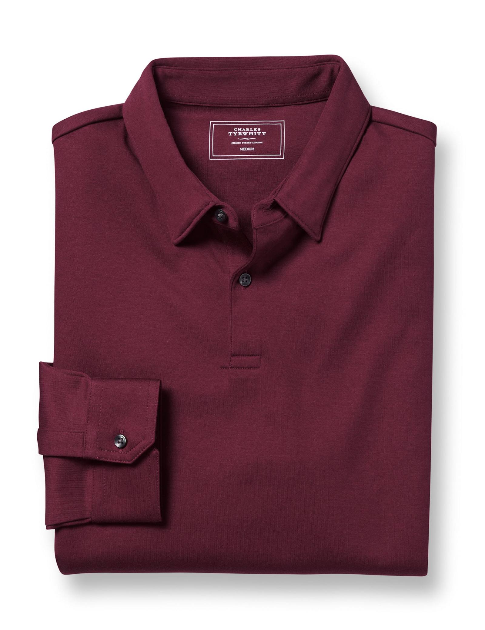 Pure Cotton Long Sleeve Polo Shirt - image 4