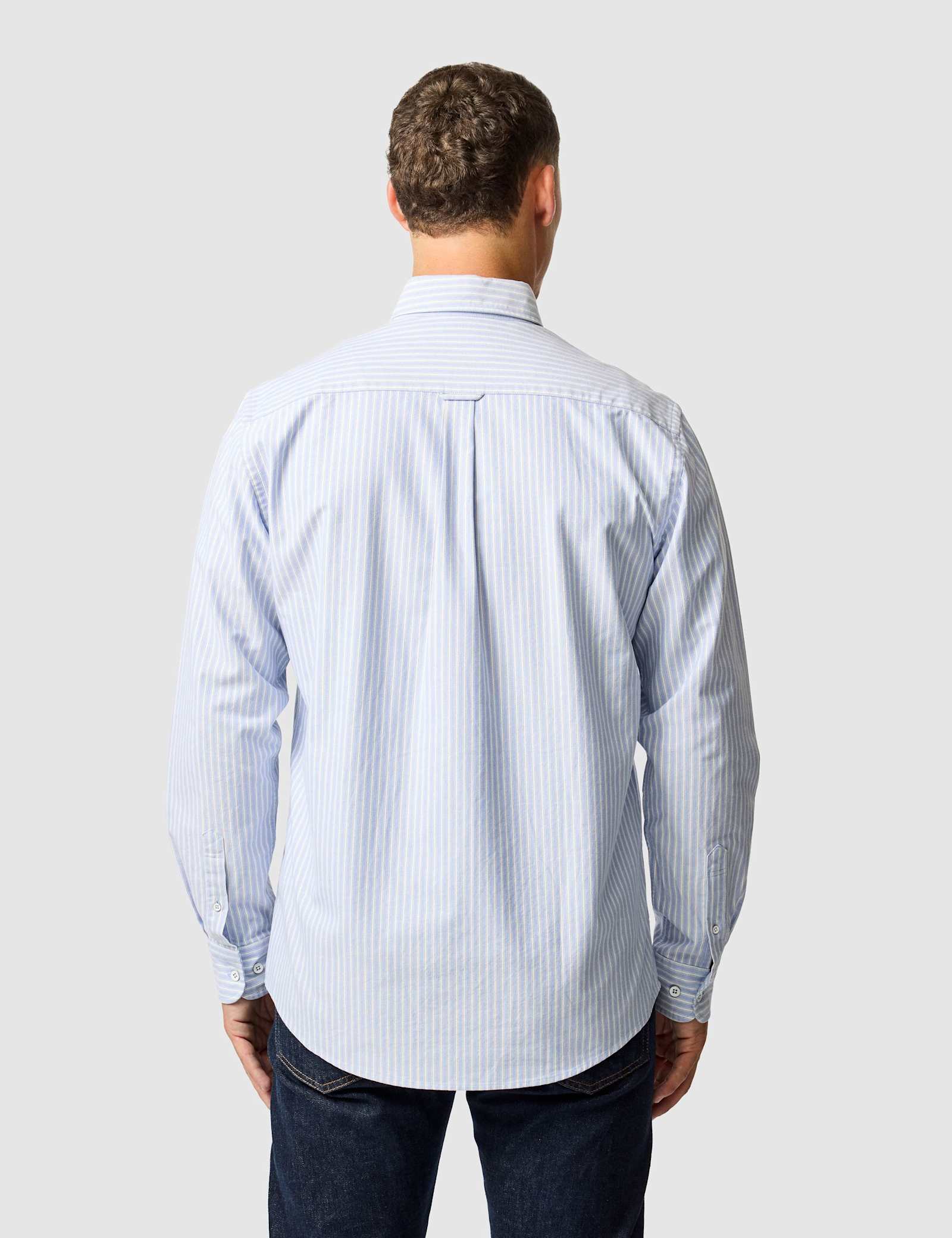 Pure Cotton Striped Oxford Shirt - image 5