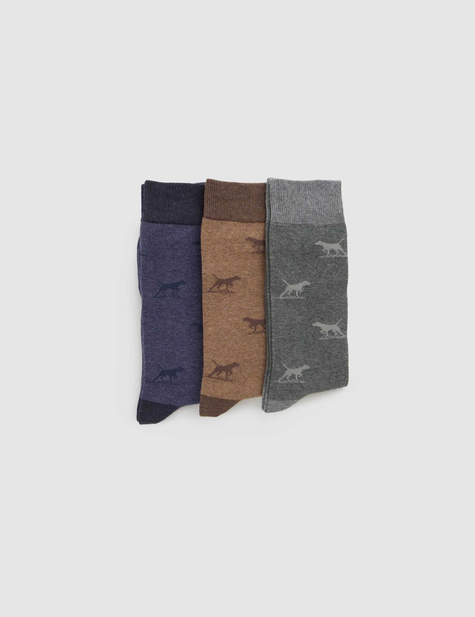 3 Pack Dogs Cotton Rich Smart Socks - image 1