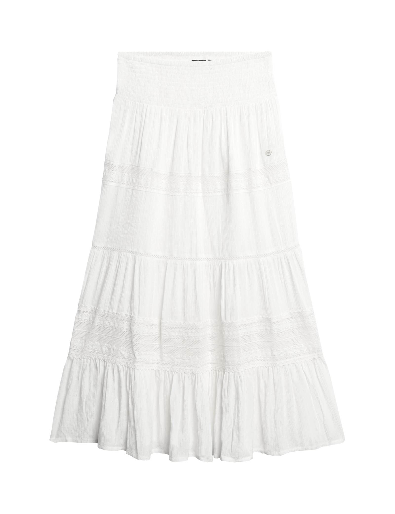 Lace Detail Maxi Tiered Skirt - image 2