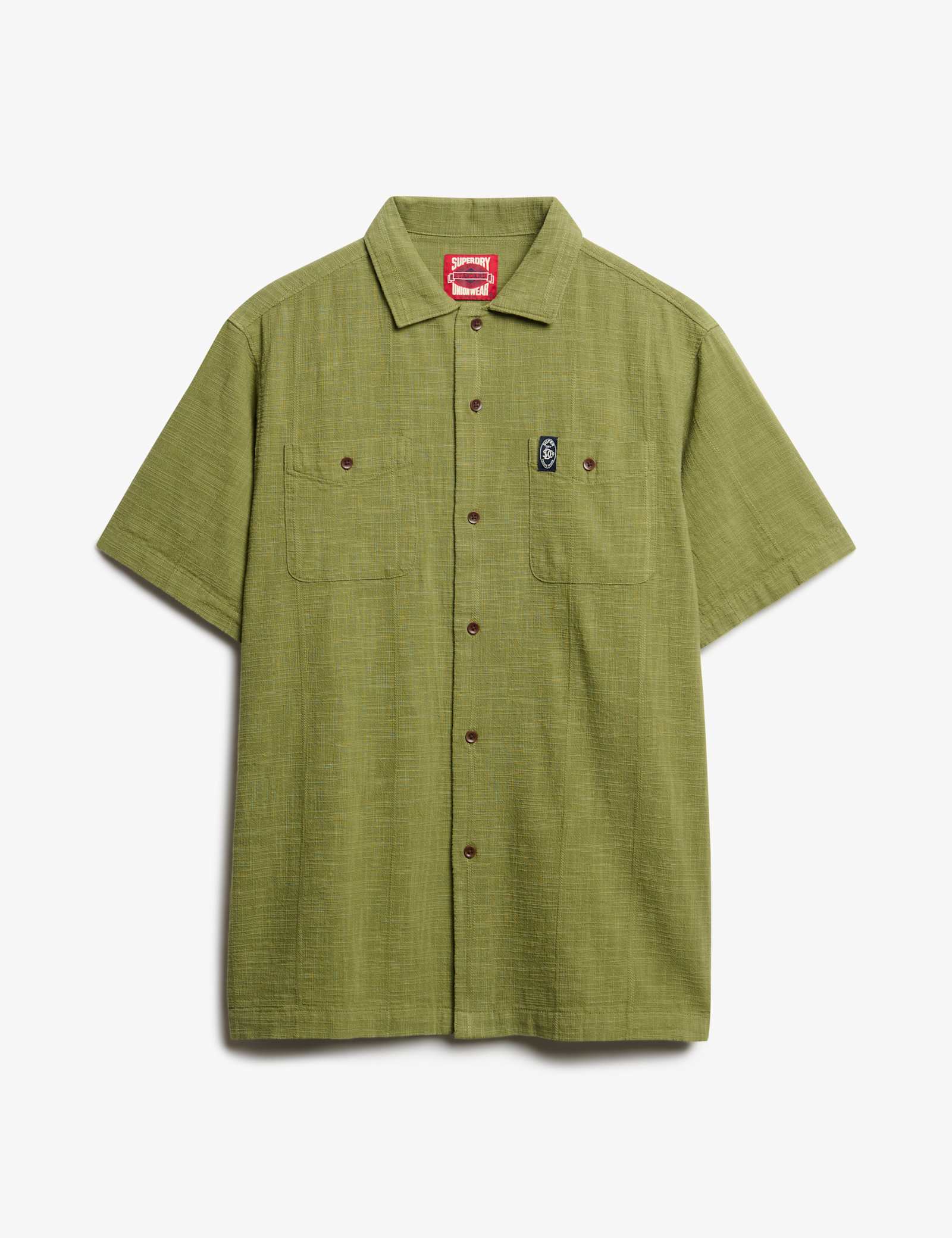 Relaxed Fit Cotton Rich Textured Shirt - image 1