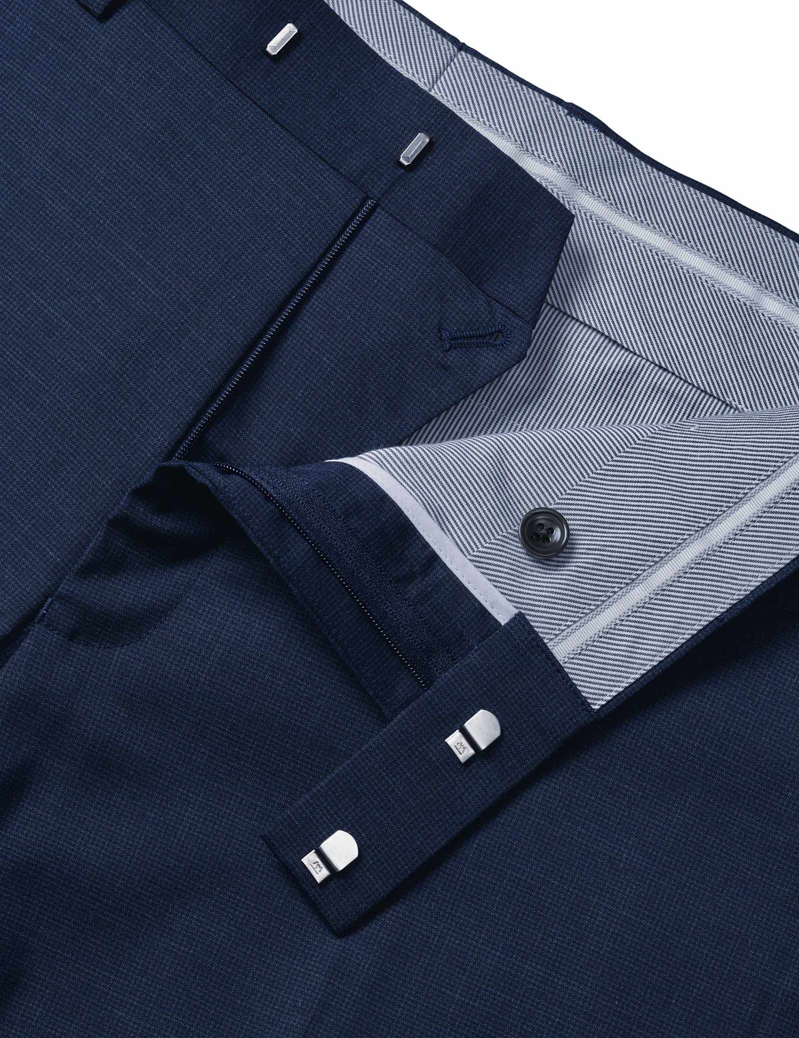 Wool Rich Italian Suit Trousers - image 3