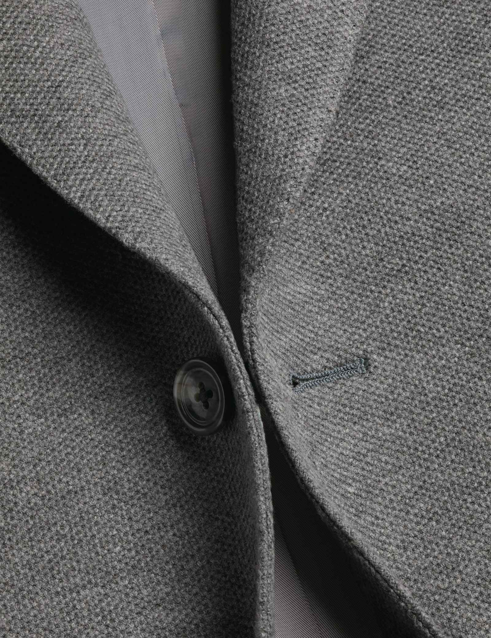 Slim Fit Cotton Blend Jersey Jacket - image 4