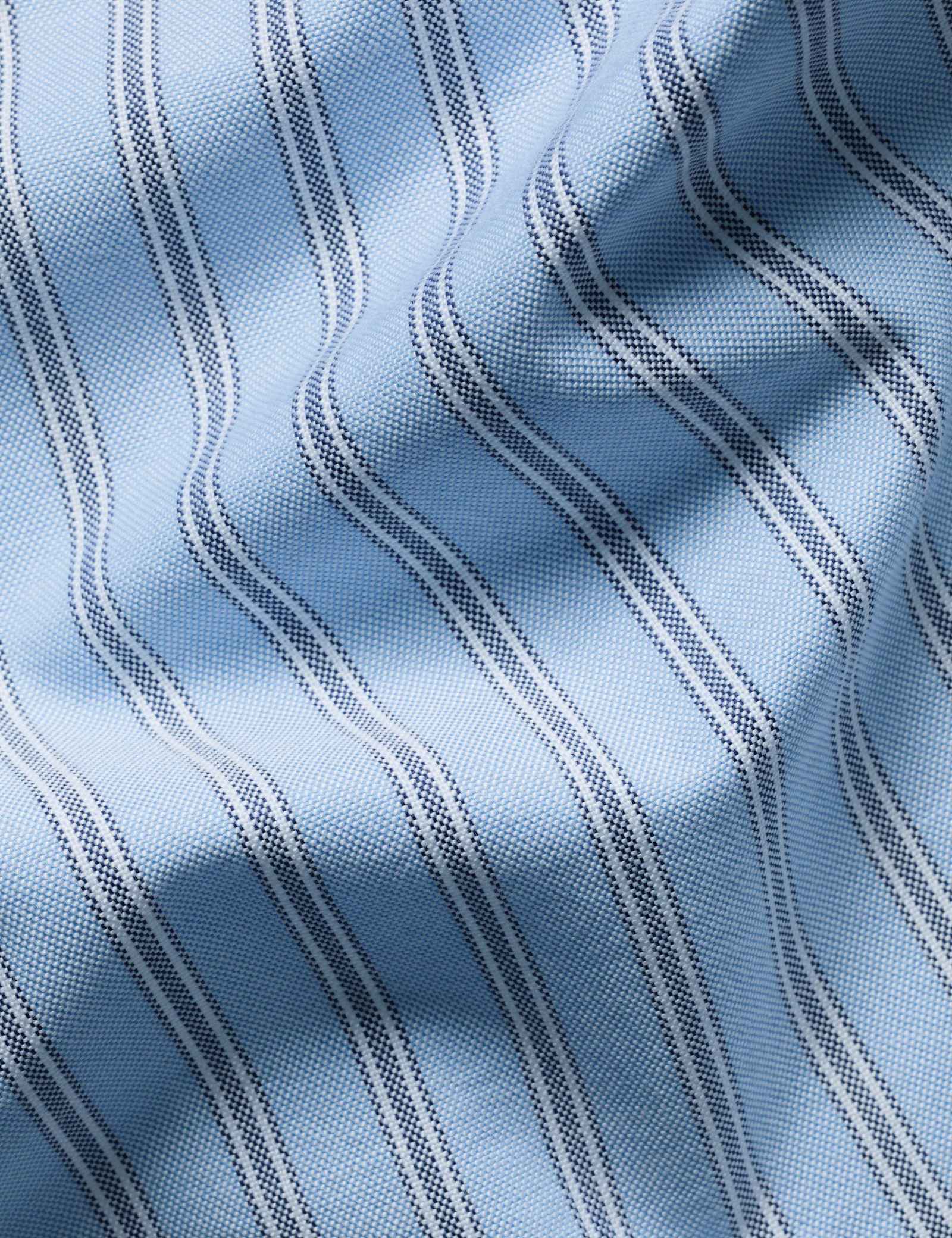 Slim Fit Pure Cotton Striped Oxford Shirt - image 4