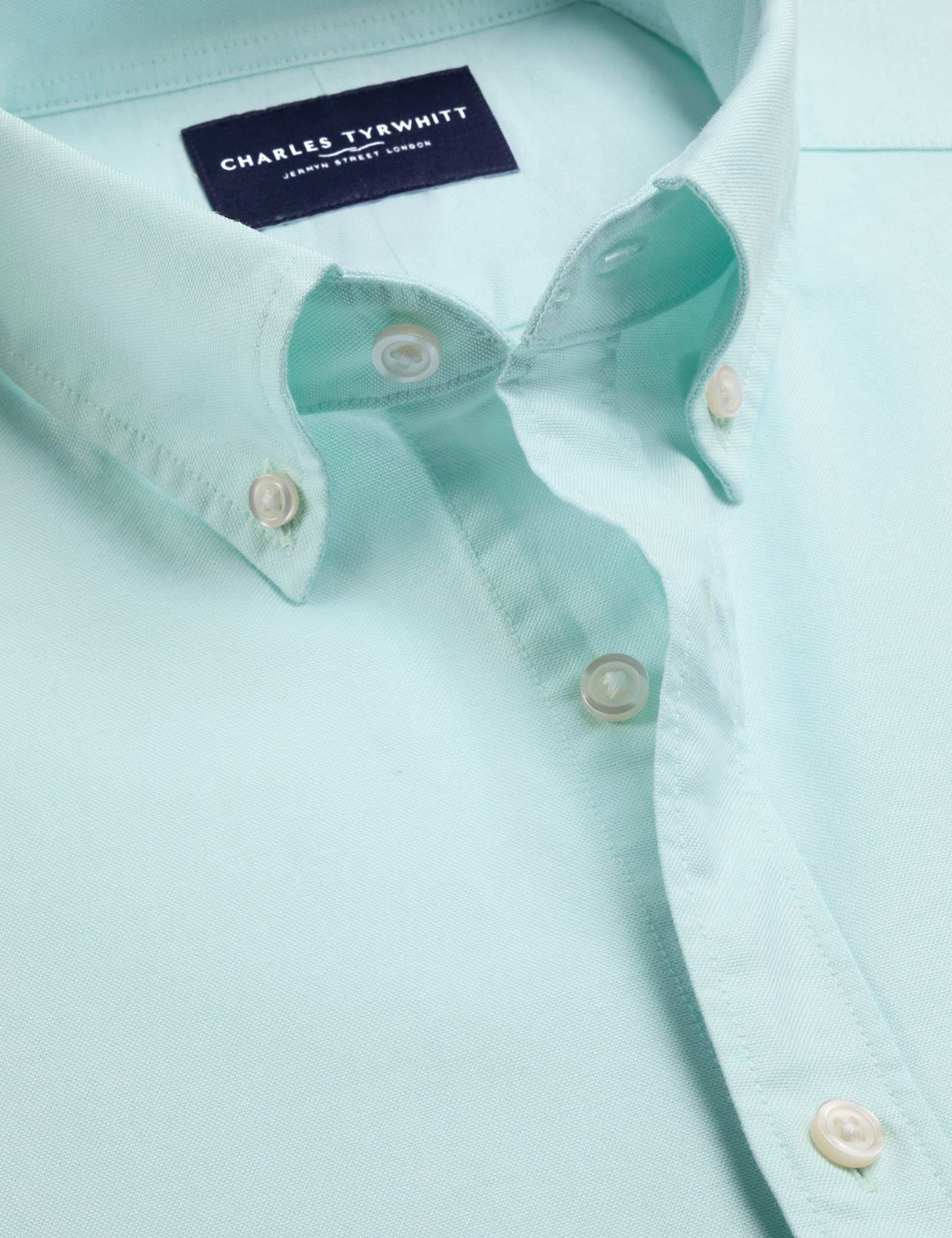 Slim Fit Pure Cotton Oxford Shirt - image 4