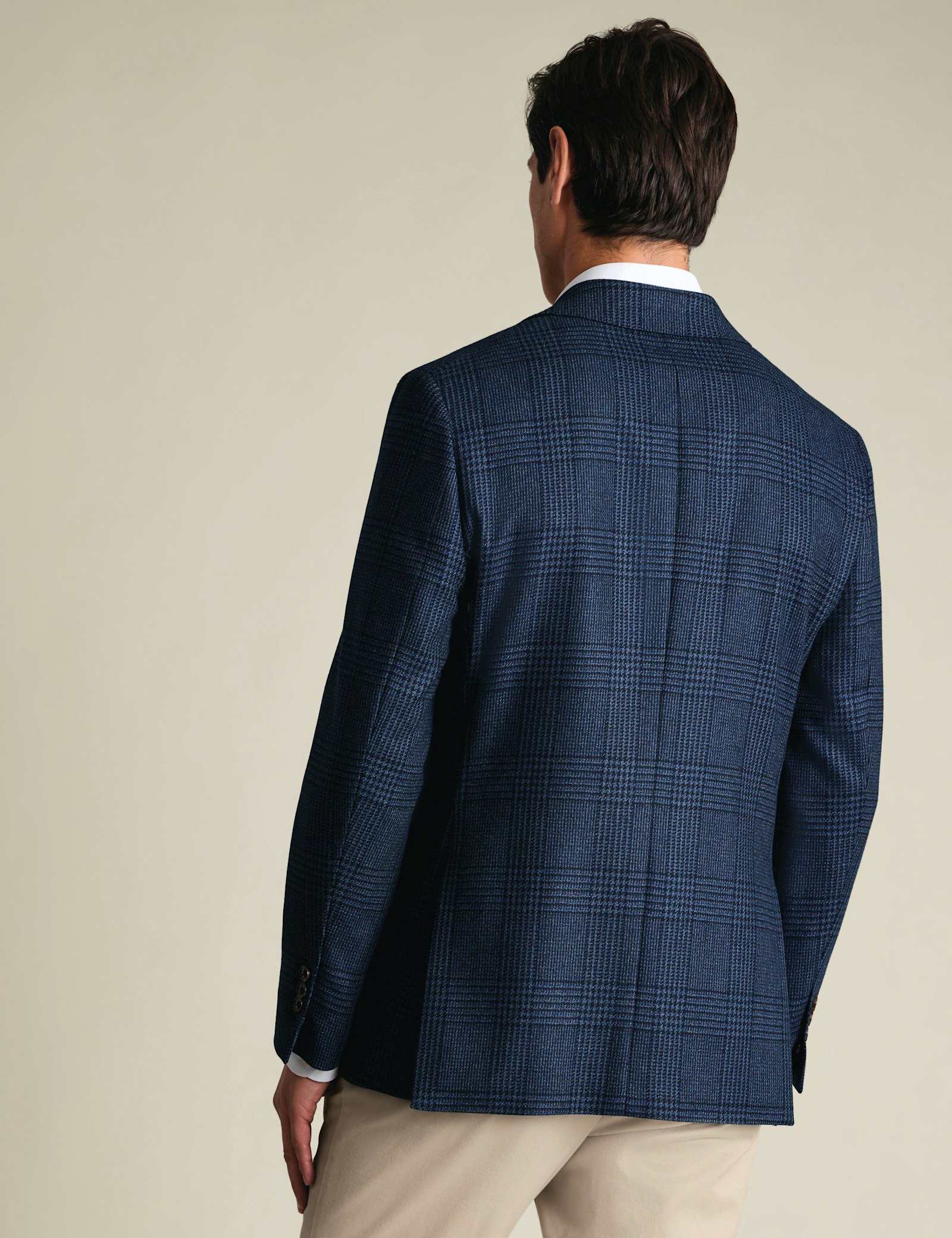 Slim Fit Wool Rich Check Suit Jacket - image 2
