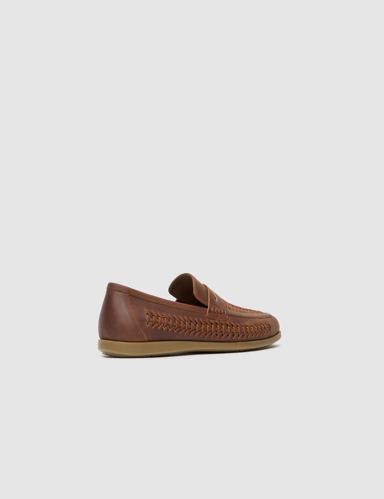 Leather Slip On Loafers - image 4