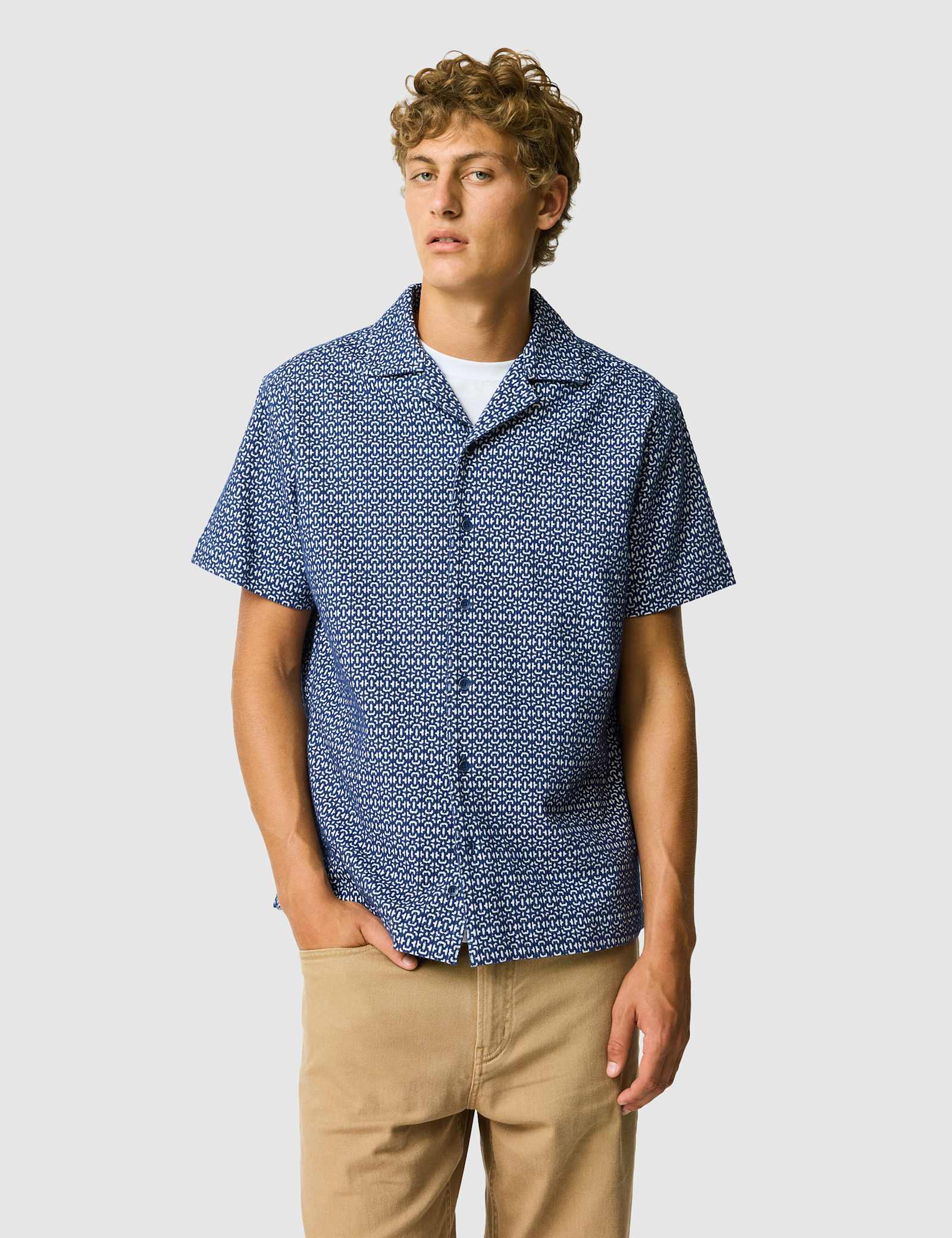 Regular Fit Cotton Rich Printed Shirt - image 1