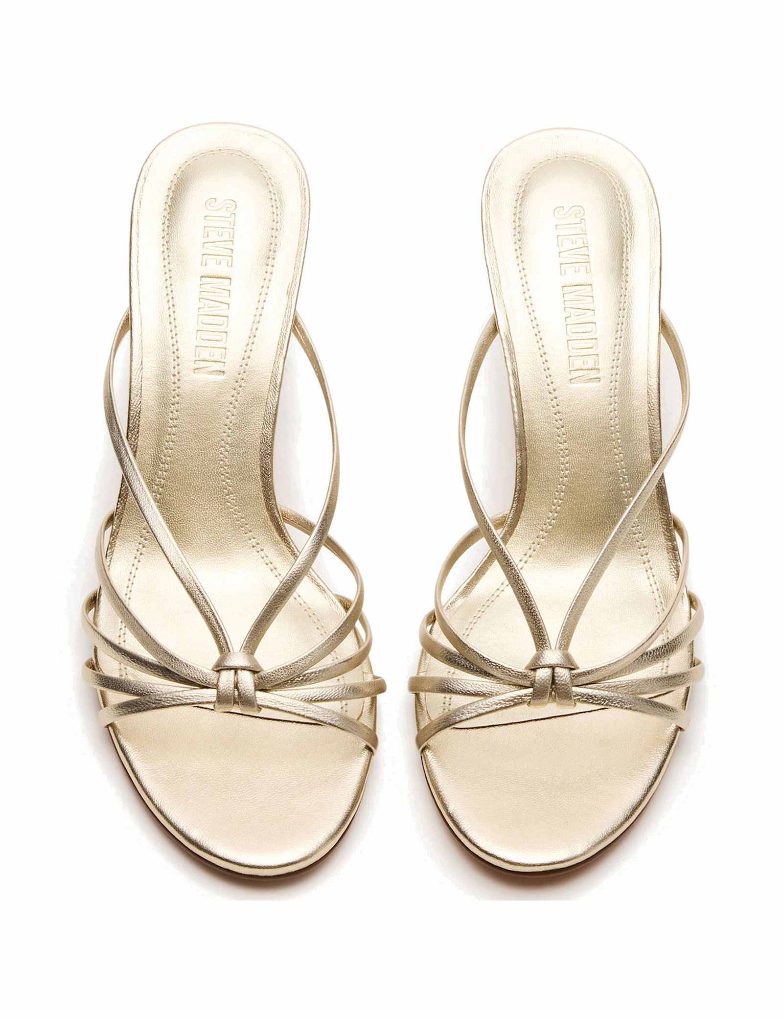 Edna Leather Strappy Kitten Heel Sandals - image 2
