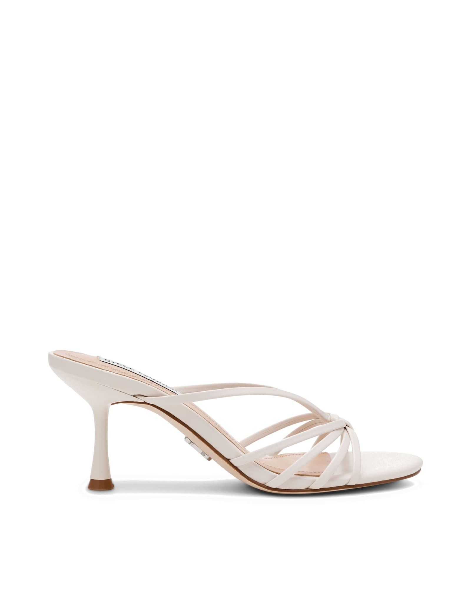 Leather Strappy Kitten Heel Sandals - image 1