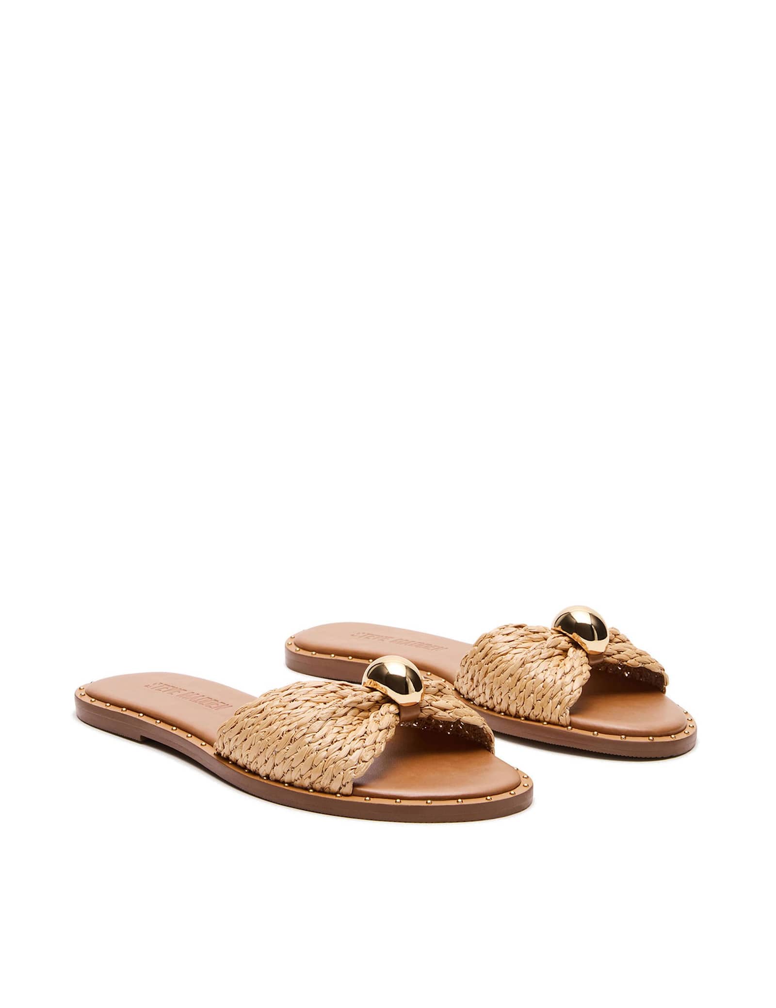 Dipsy Raffia Slip On Flat Sandals - image 4