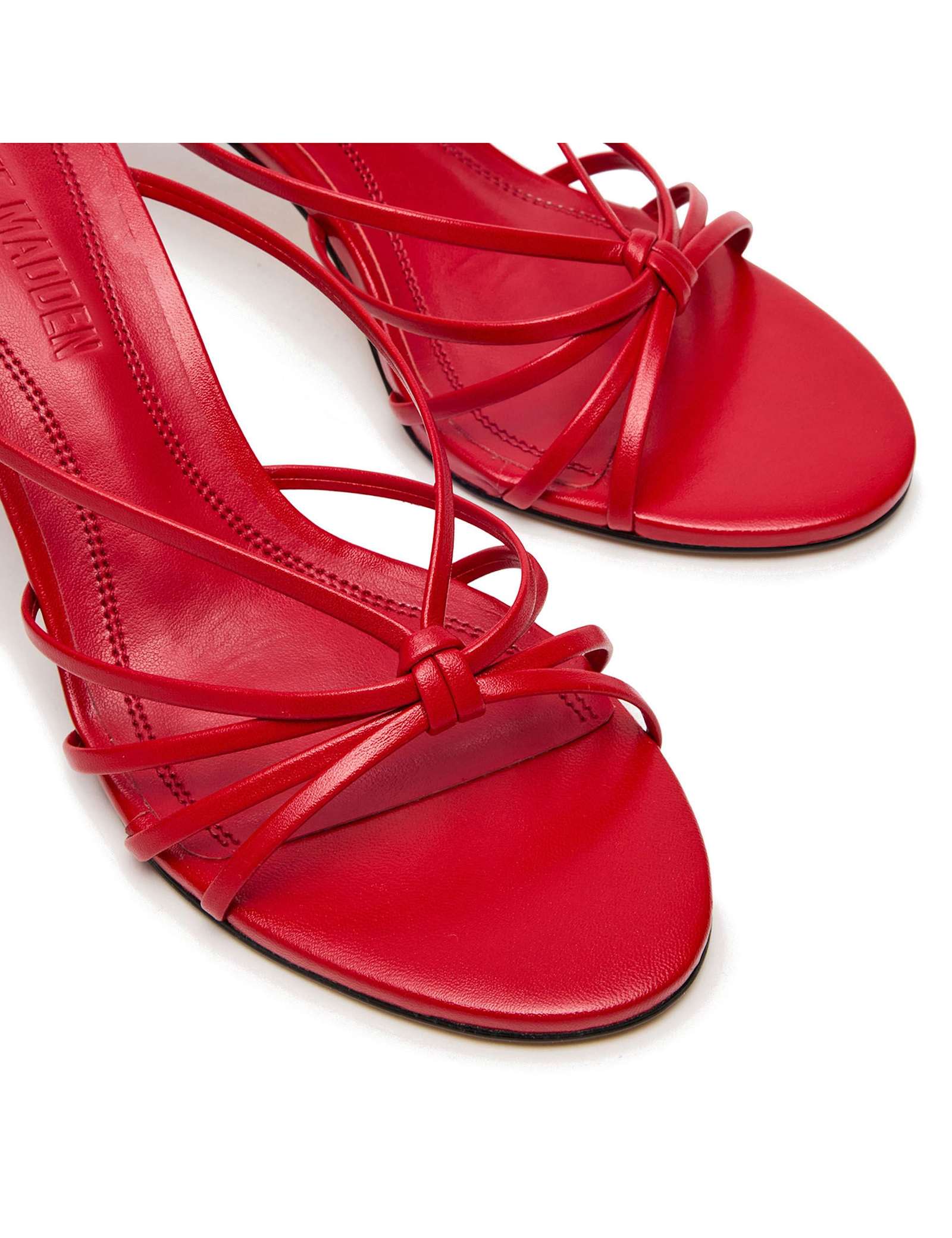 Leather Strappy Stiletto Heel Sandals - image 3