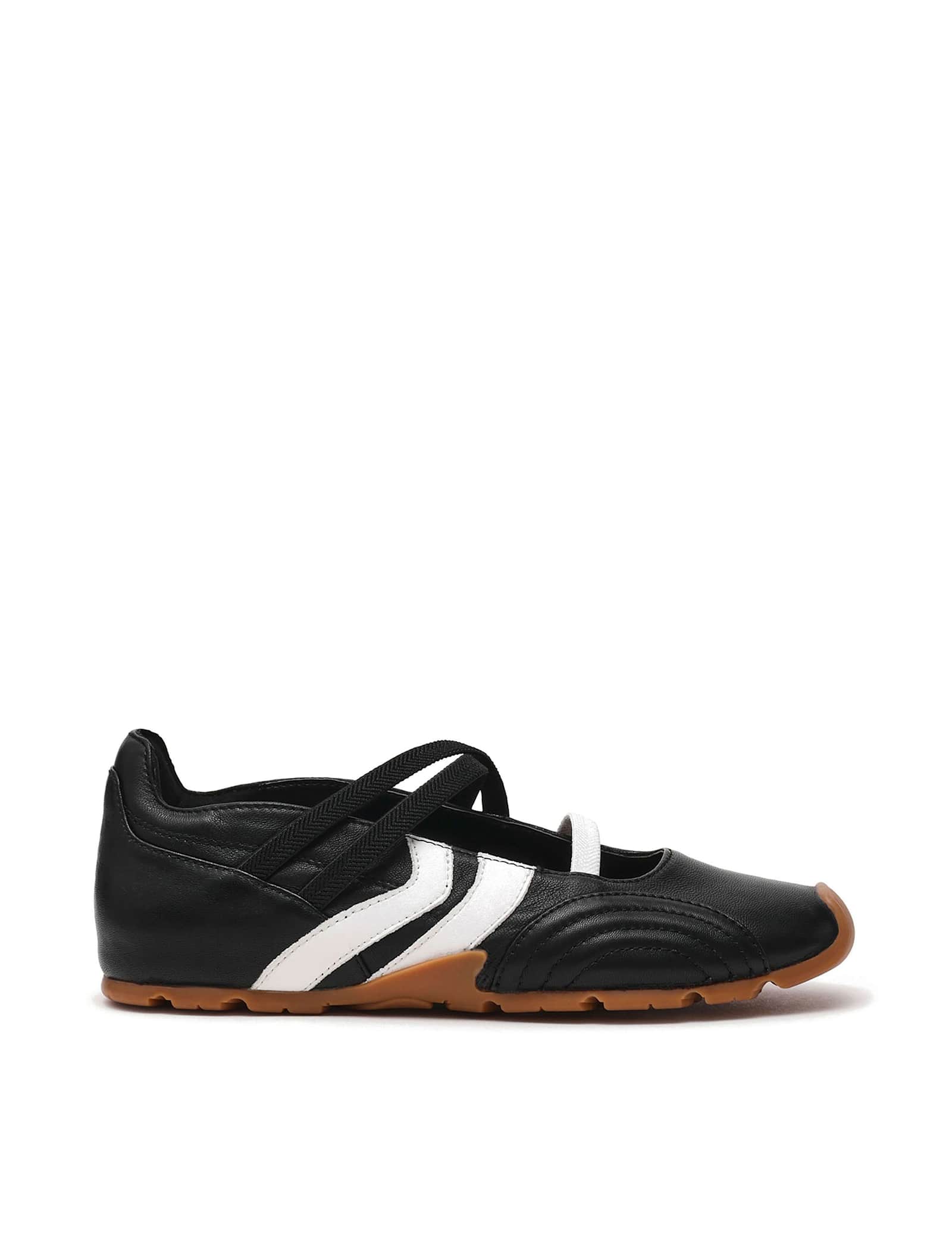 Joisie Leather Slip On Strappy Trainers - image 1