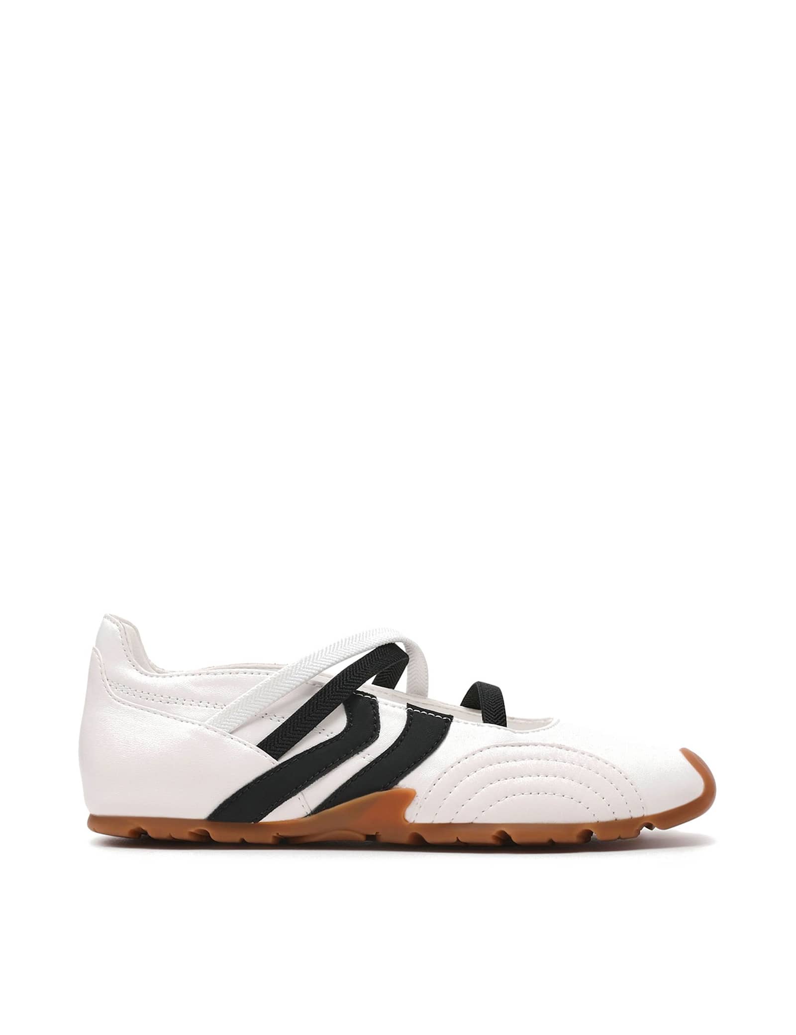 Joisie Leather Slip On Strappy Trainers - image 2