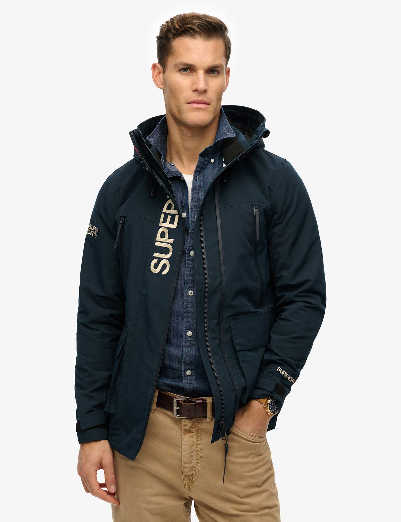 Embroidered Hooded Ultimate Windbreaker Coat - image 4