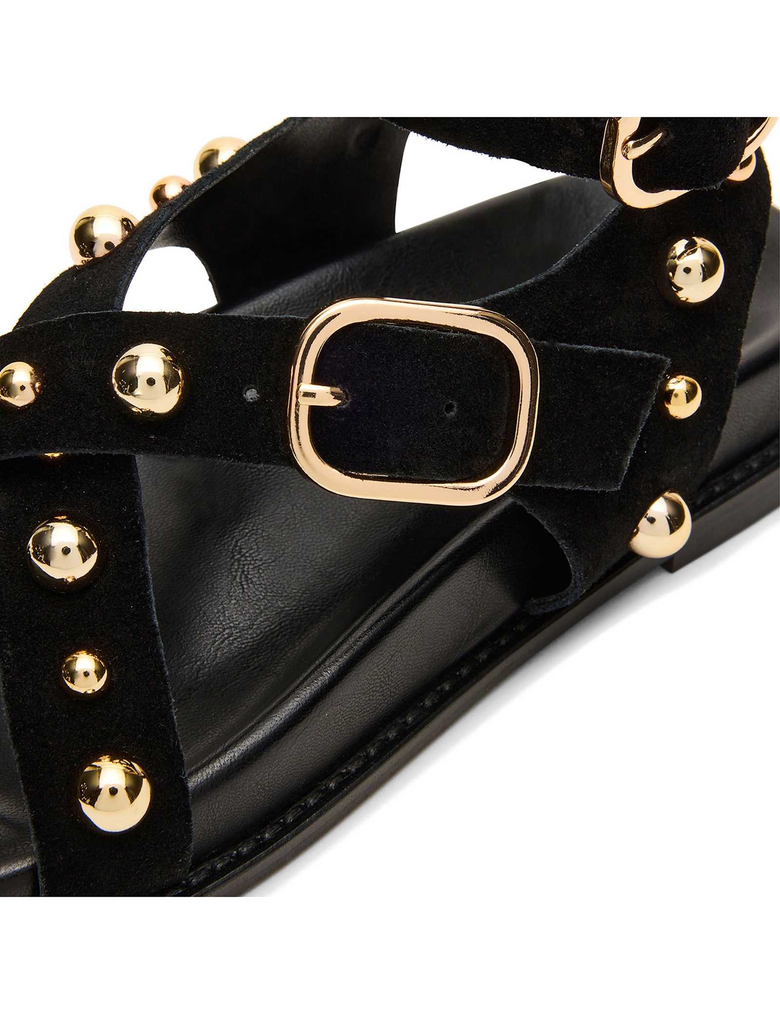 Suede Ankle Strap Flat Gladiator Sandals - image 5