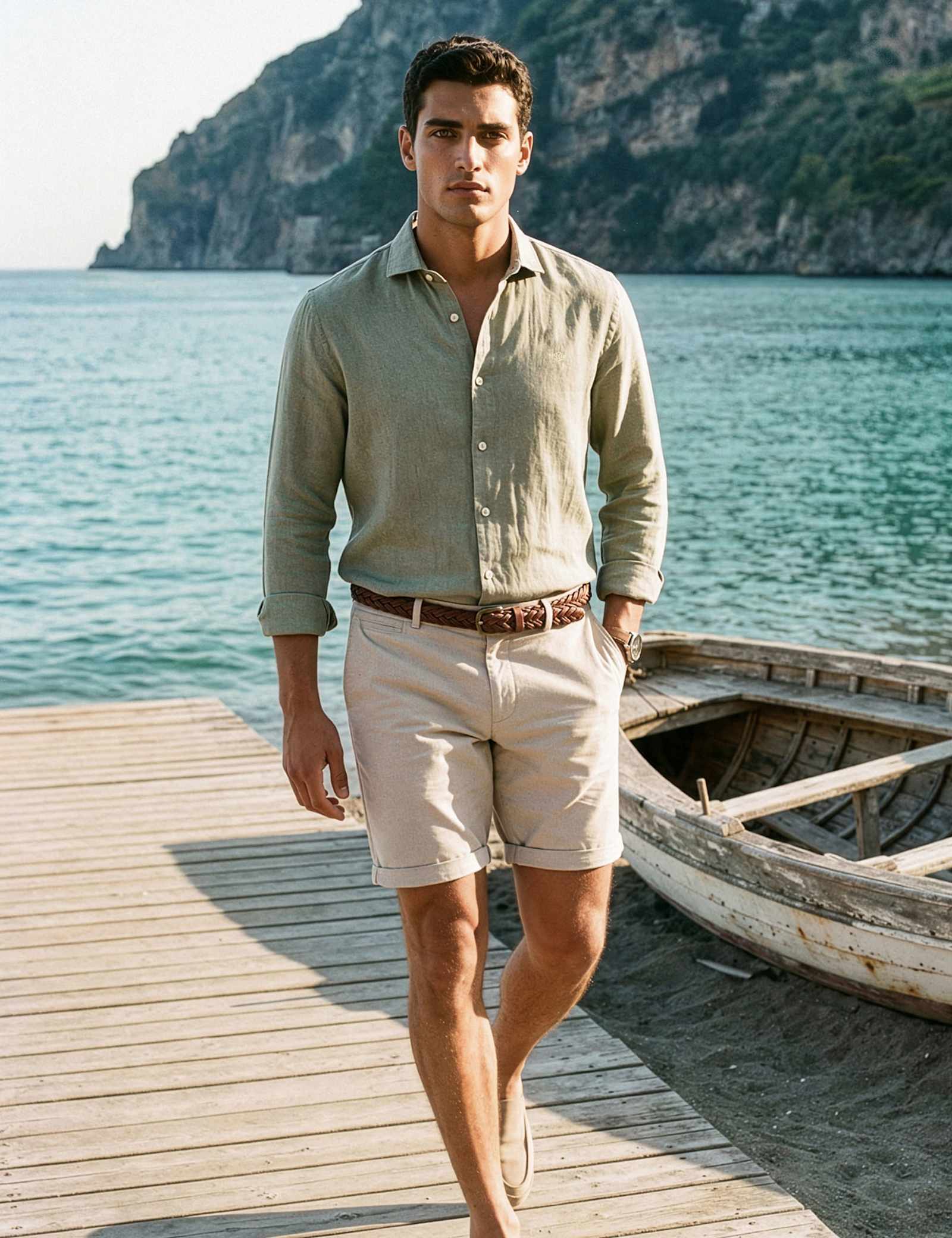 Relaxed Fit Pure Linen Shirt - image 2