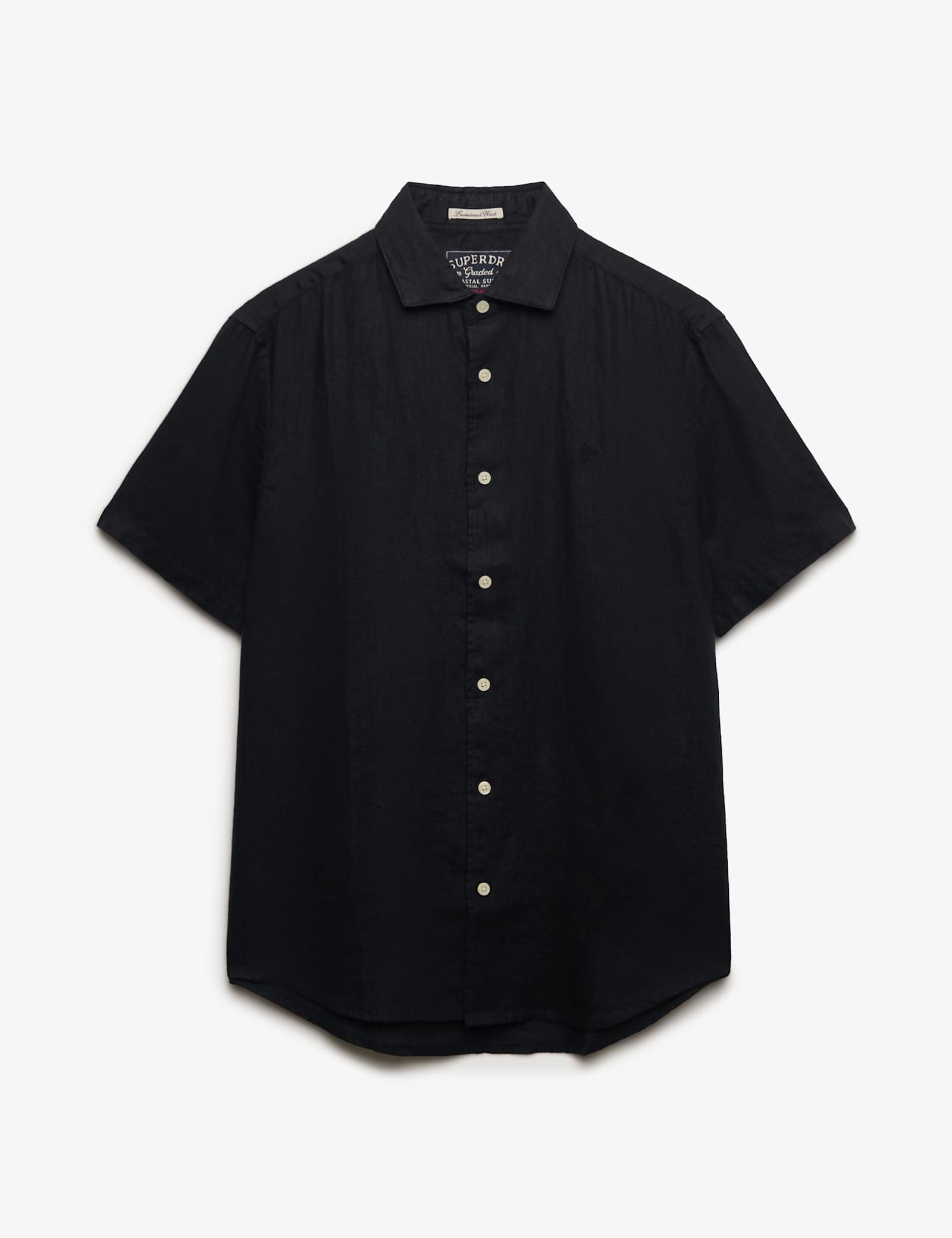 Relaxed Fit Pure Linen Short Sleeve Shirt - image 2