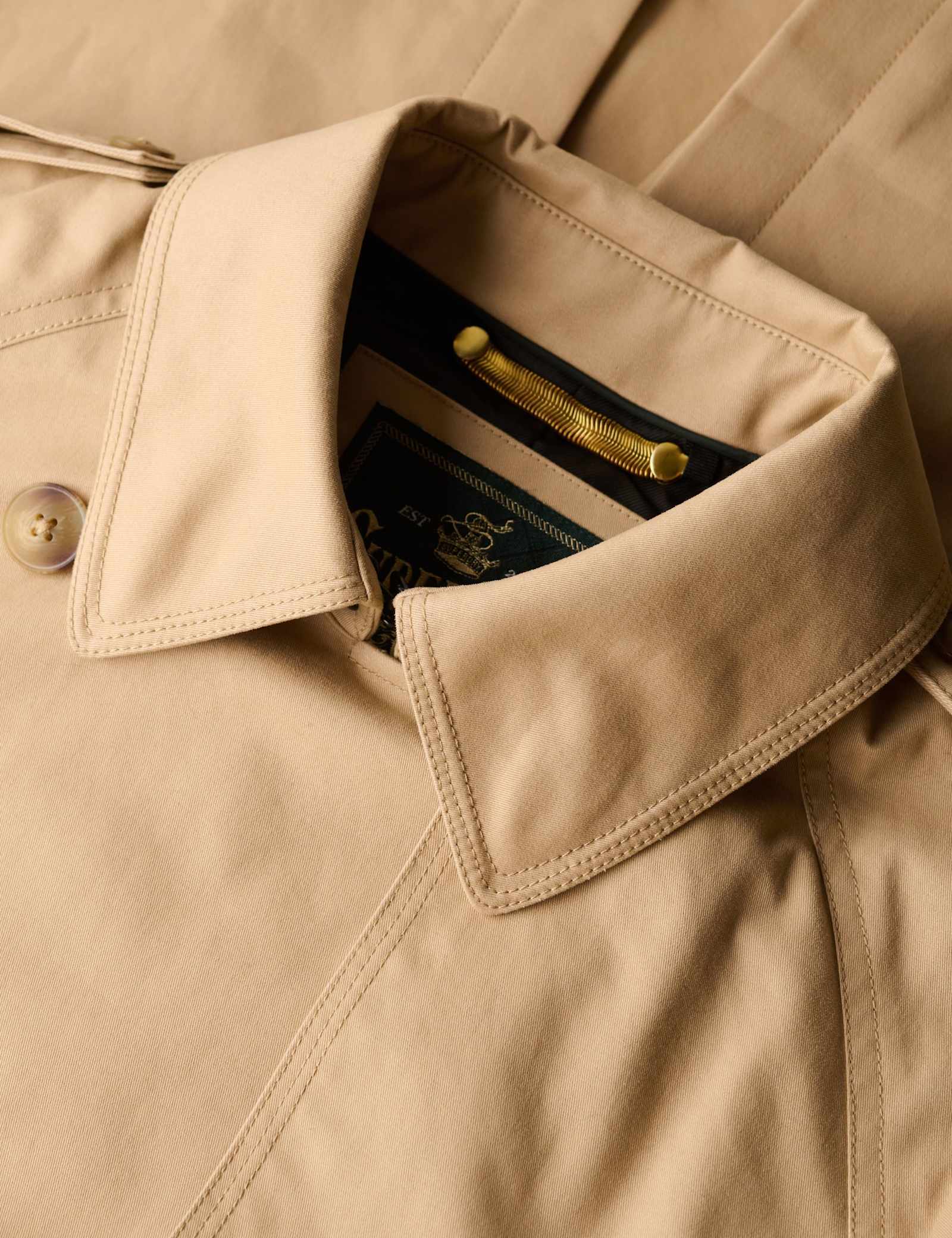 Cotton Rich Belted Longline Trench Coat - image 3