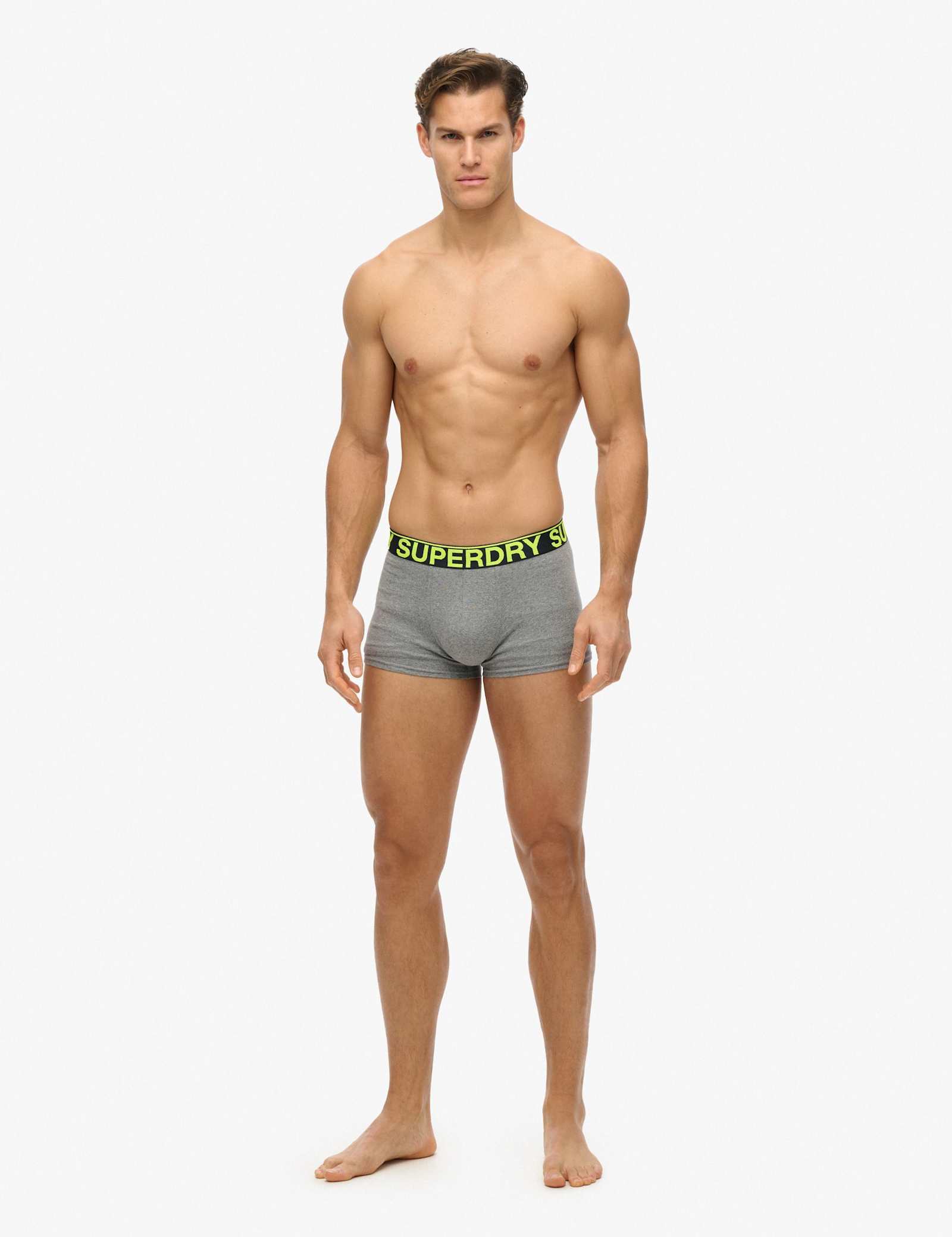 3 Pack Cotton Rich Logo Waistband Trunks - image 3