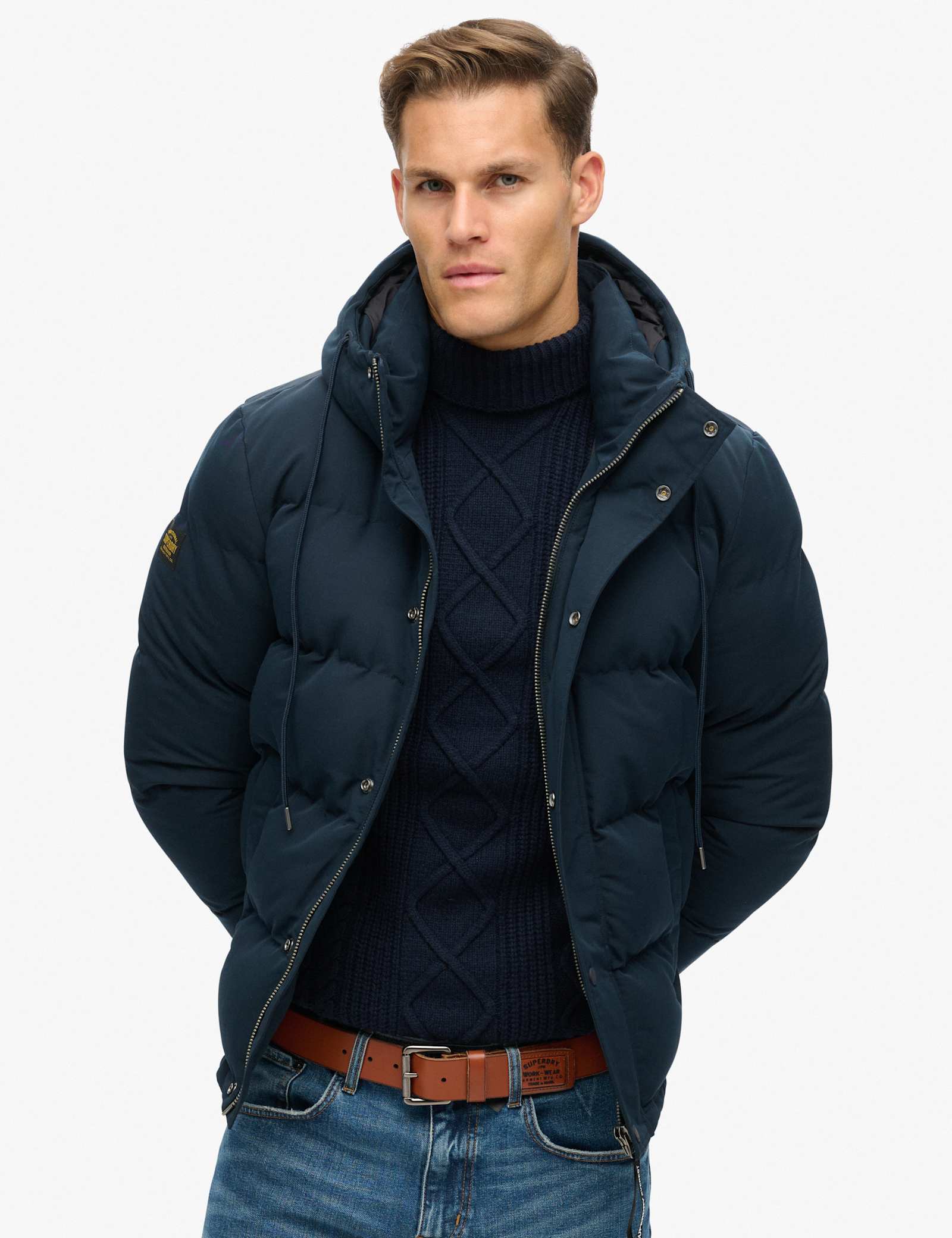 Hooded Padded Quilted Puffer Jacket - image 1