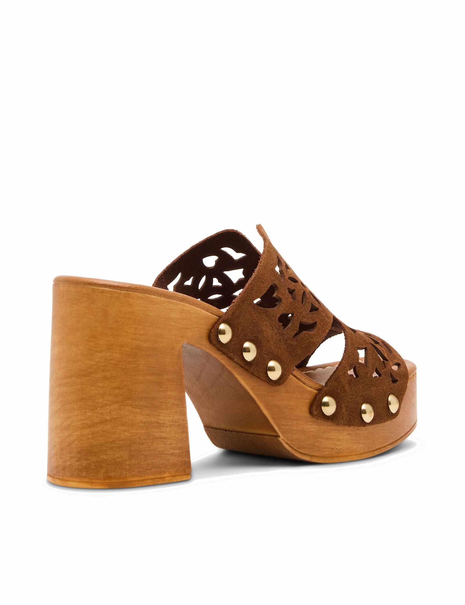 Sunkissed Suede Block Heel Clogs - image 4