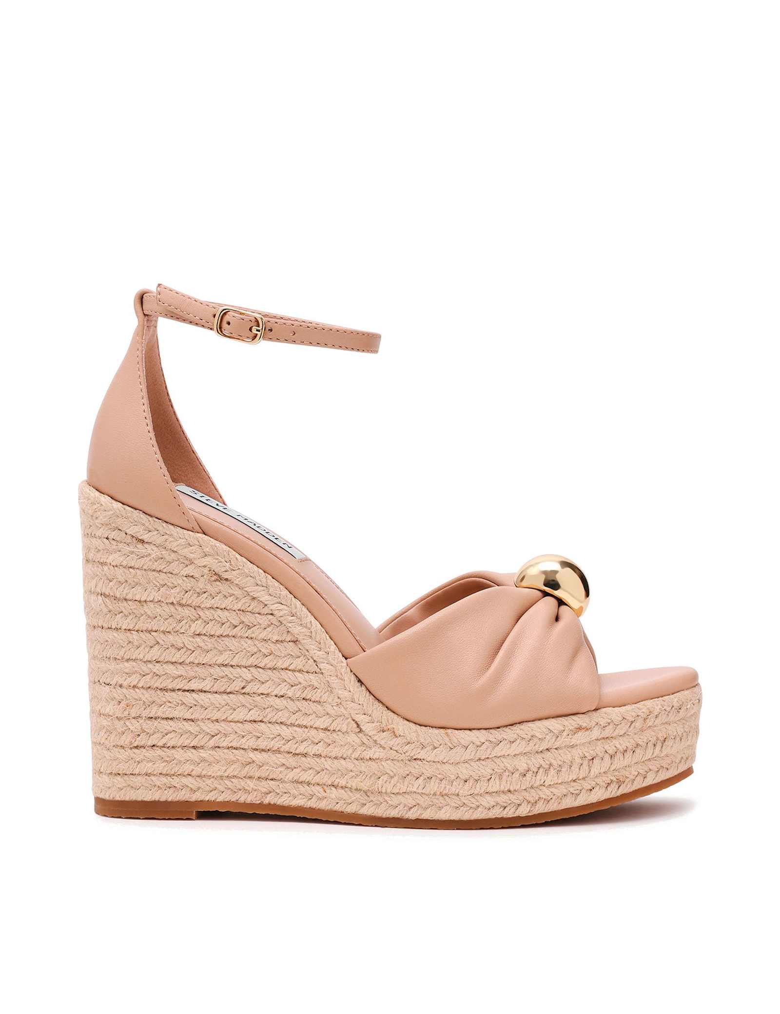 Taliya Leather Ankle Strap Wedge Sandals - image 3