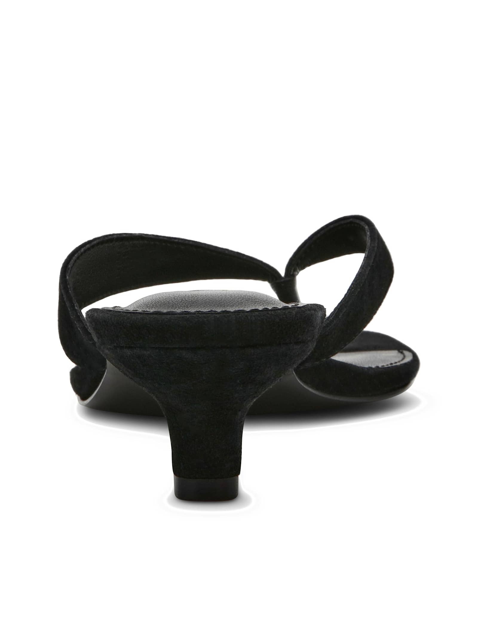 Tracie Suede Kitten Heel Sandals - image 4