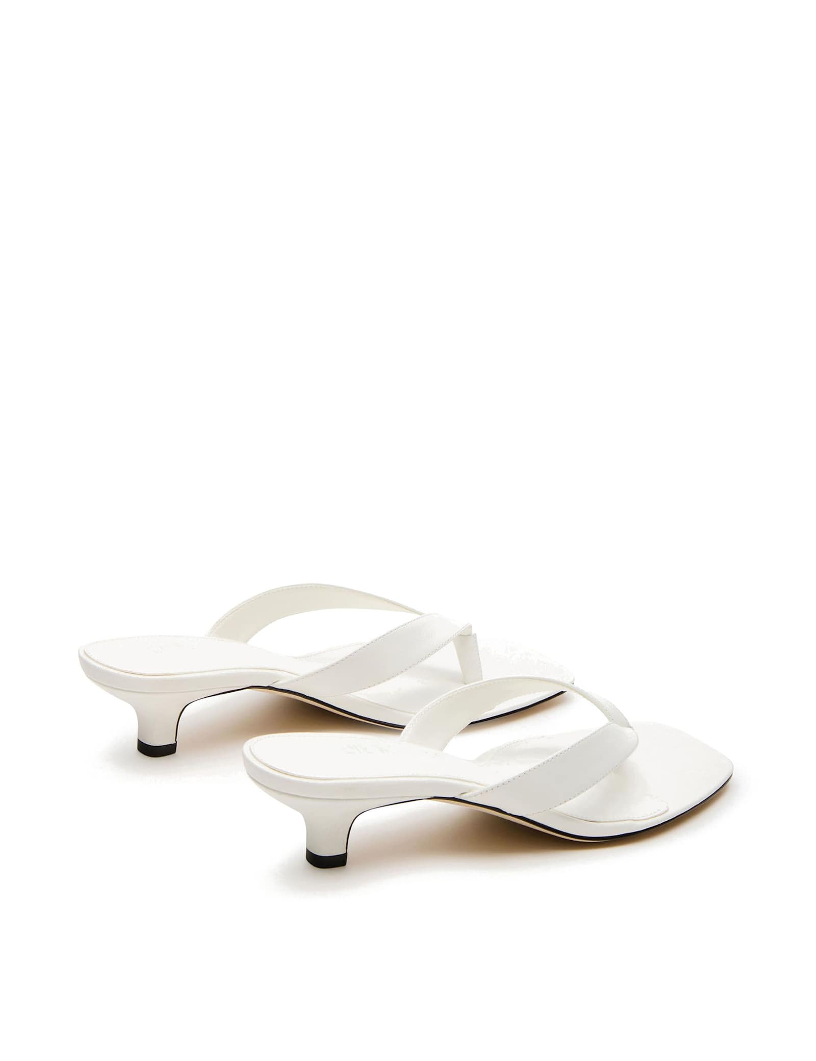Tracie 107 Leather Kitten Heel Sandals - image 2