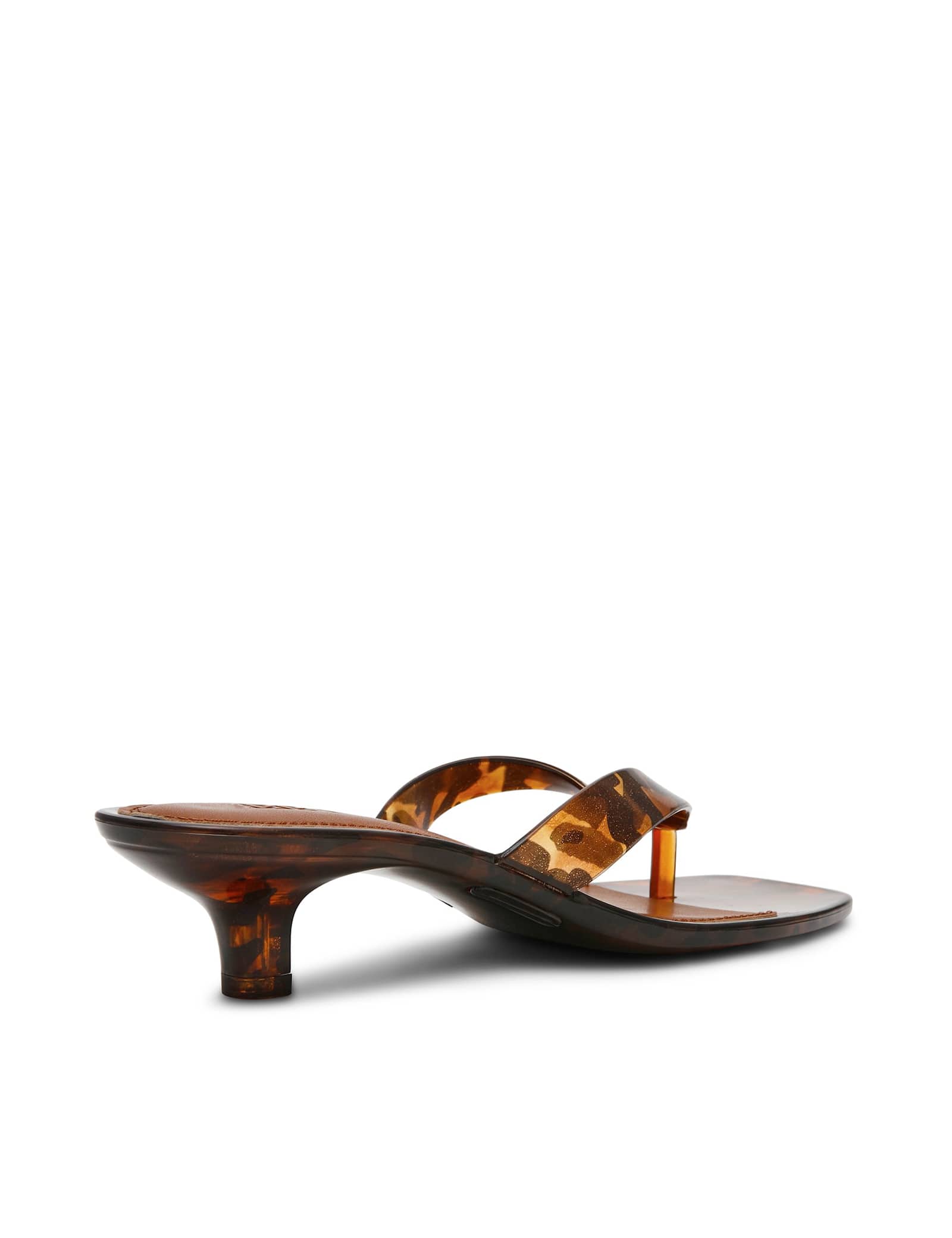 Kitten Heel Square Toe Sandals - image 2