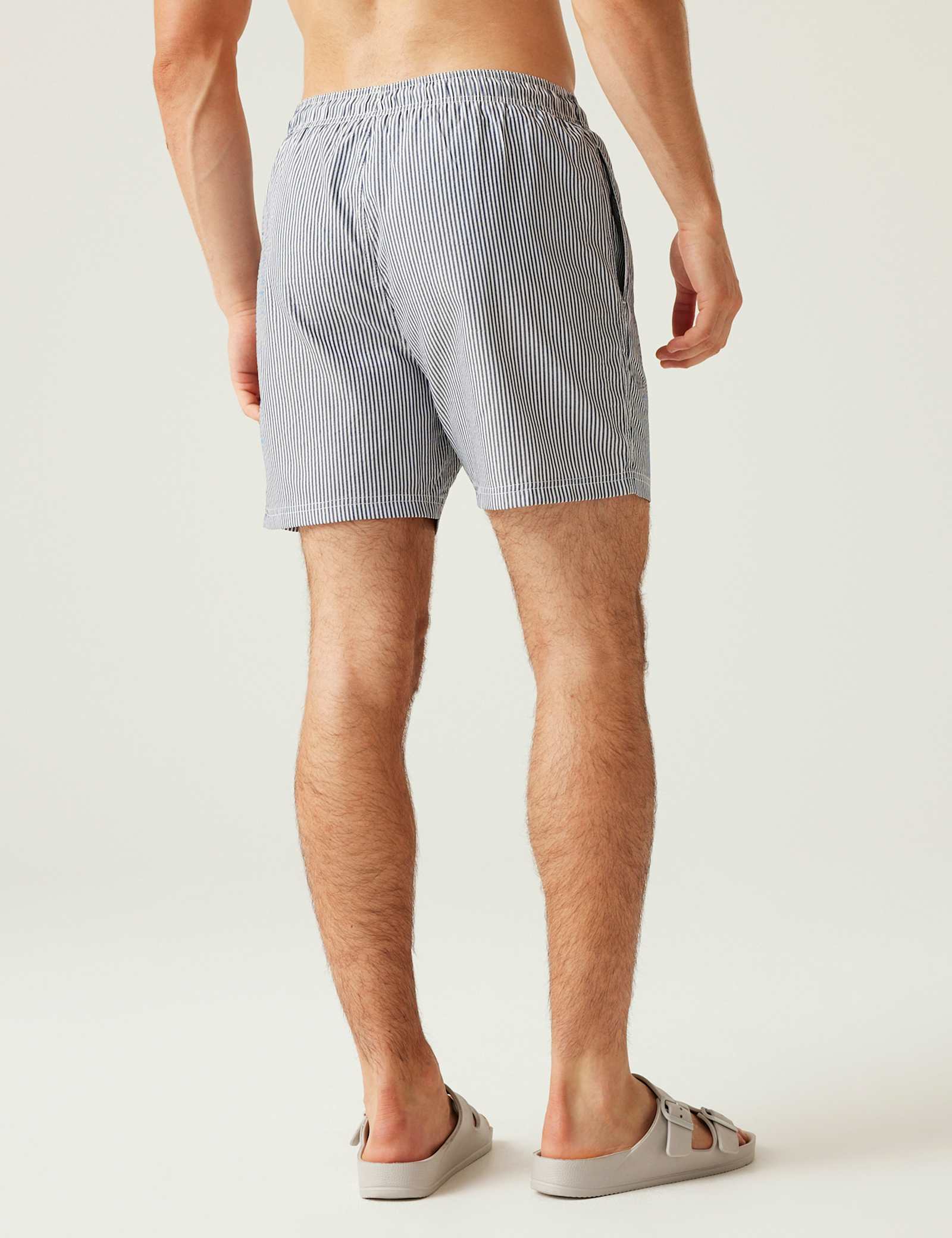 Loras Pocketed Quick Dry Striped Swim Shorts - image 5
