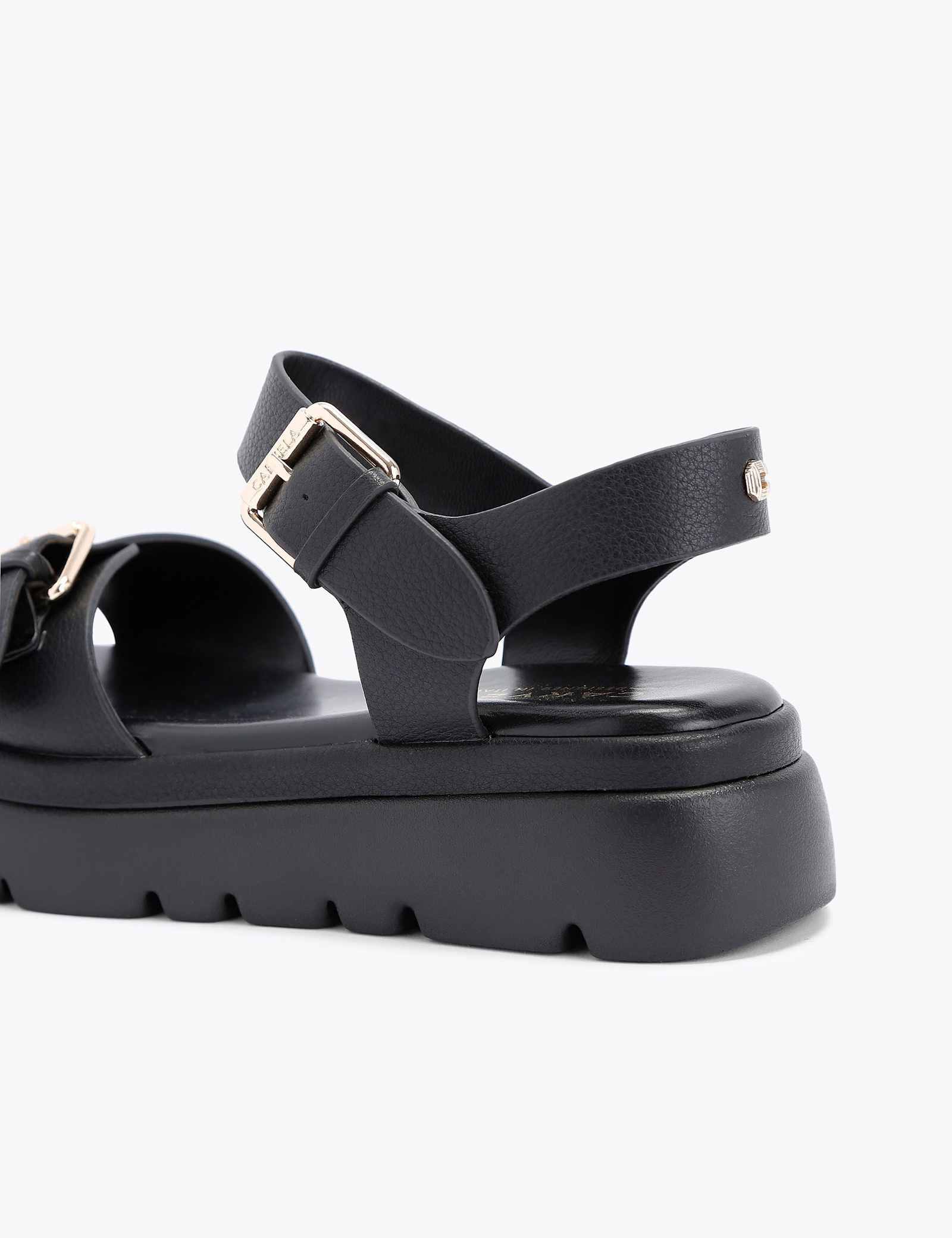 Double Buckle Flat Sandals - image 2