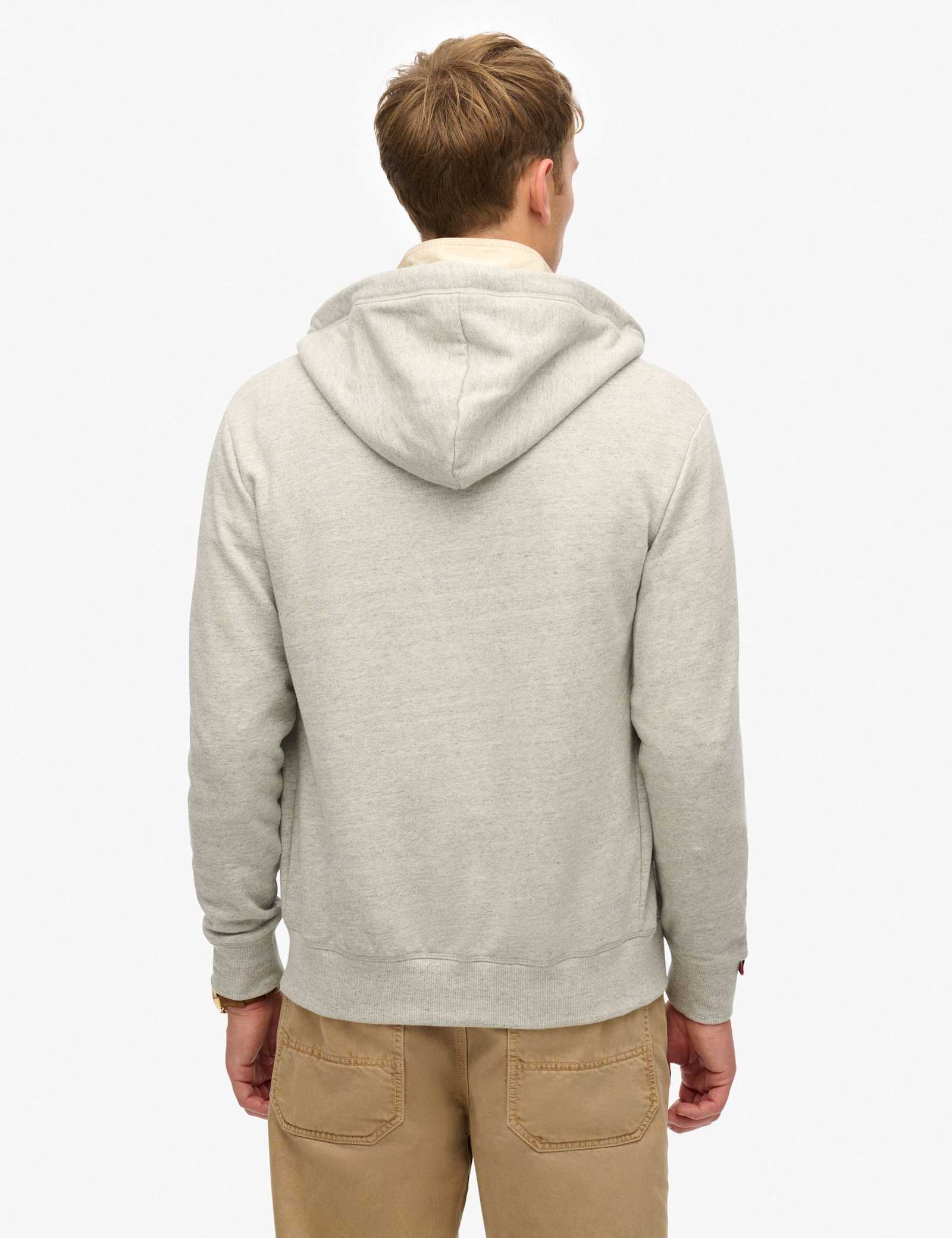 Slim Fit Cotton Rich Zip Up Hoodie - image 1