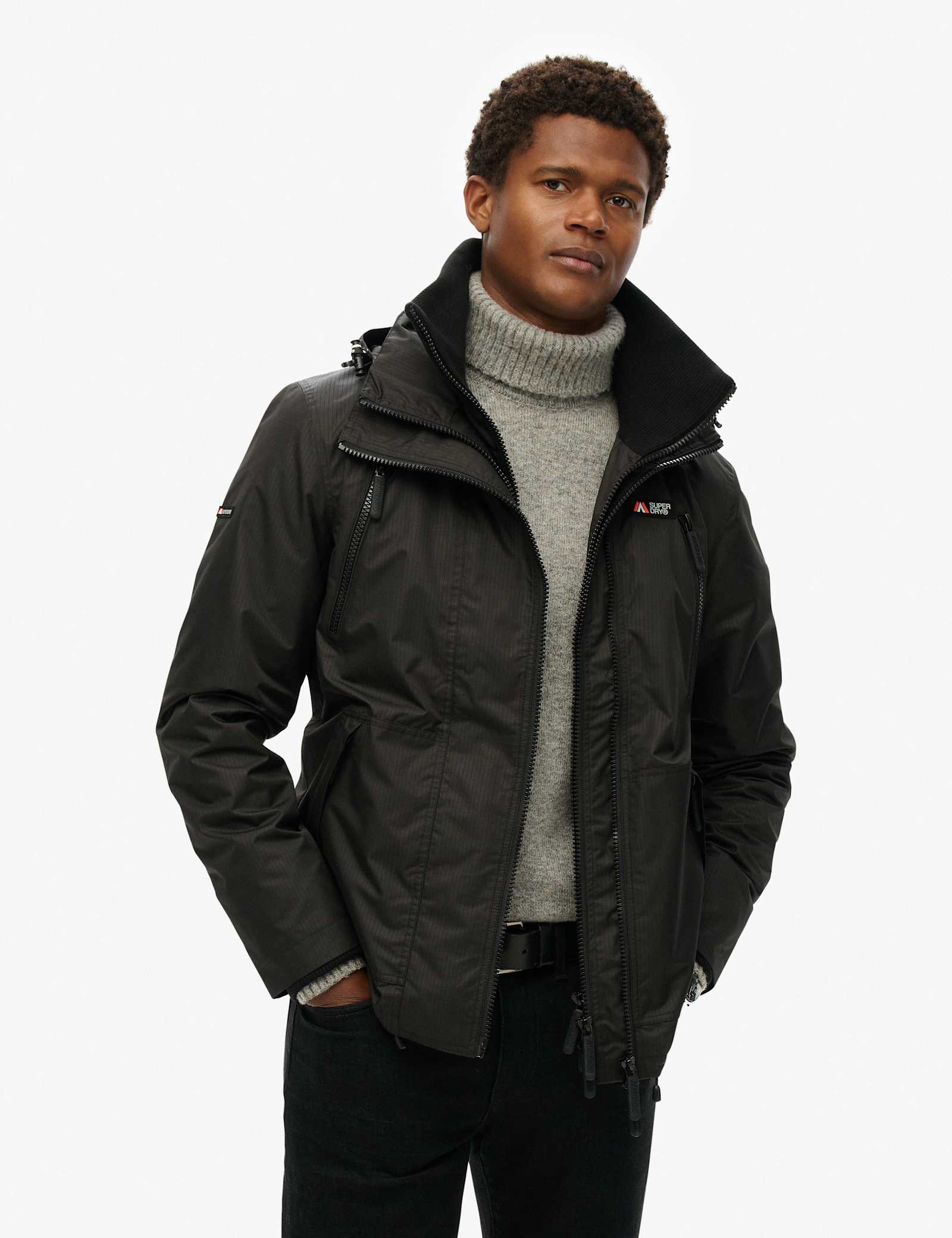 Hooded Waterproof Windbreaker Jacket - image 3