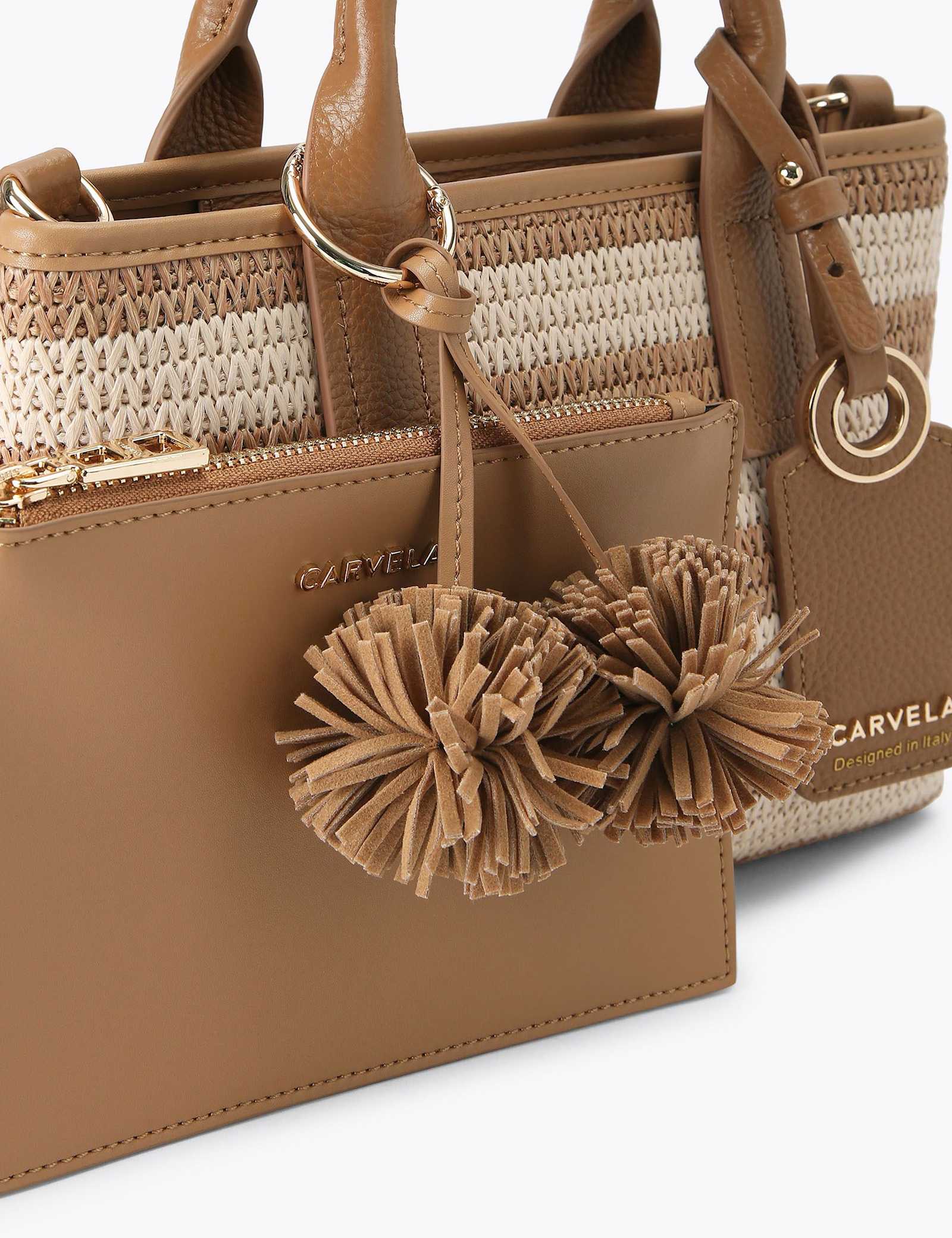 Striped Mini Tote Bag - image 4