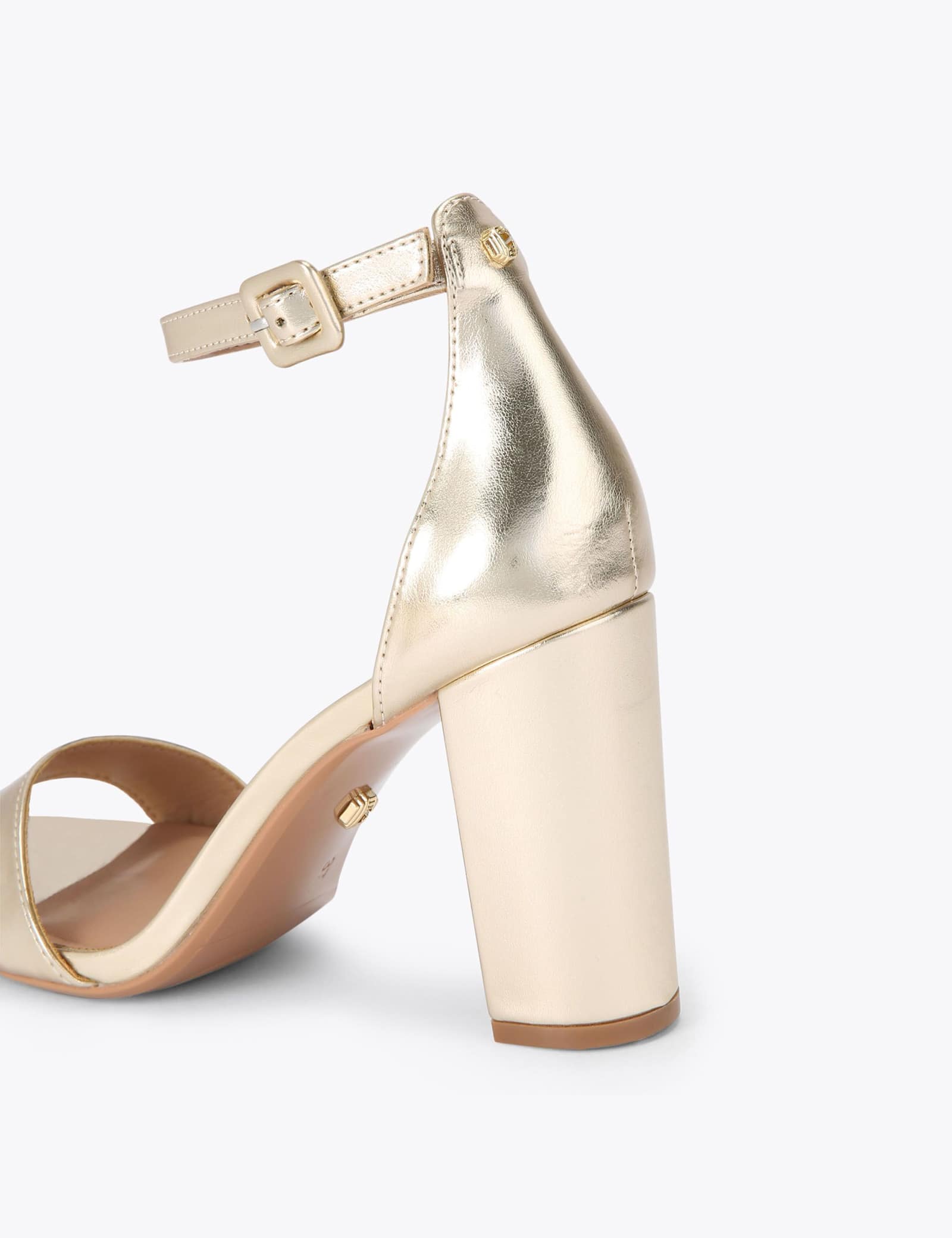 Metallic Block Heels - image 3