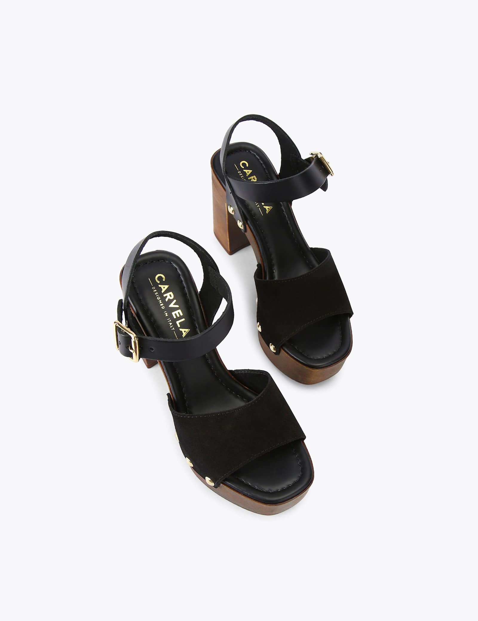 Leather Block Heels - image 5