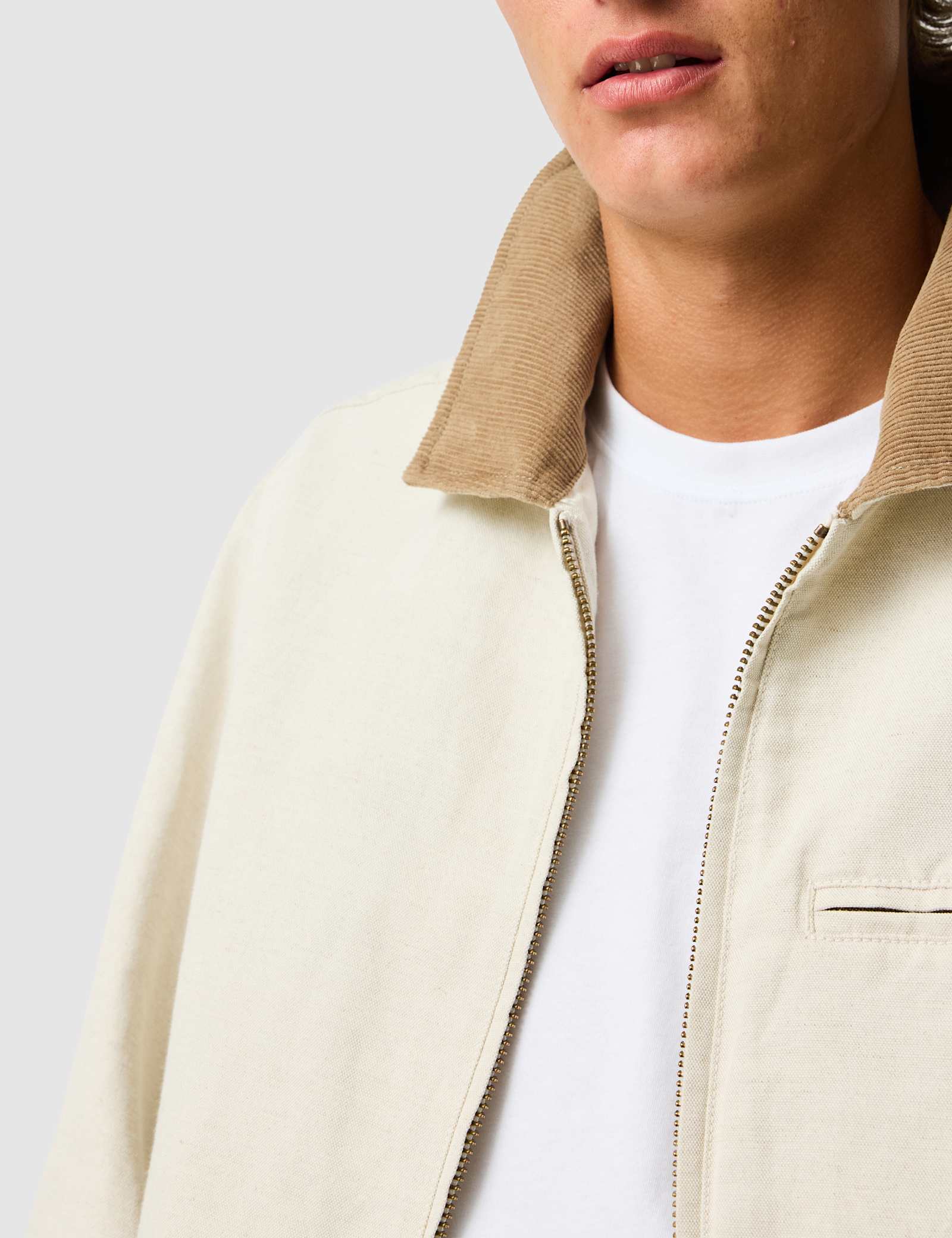 Cotton Blend Harrington Jacket - image 2