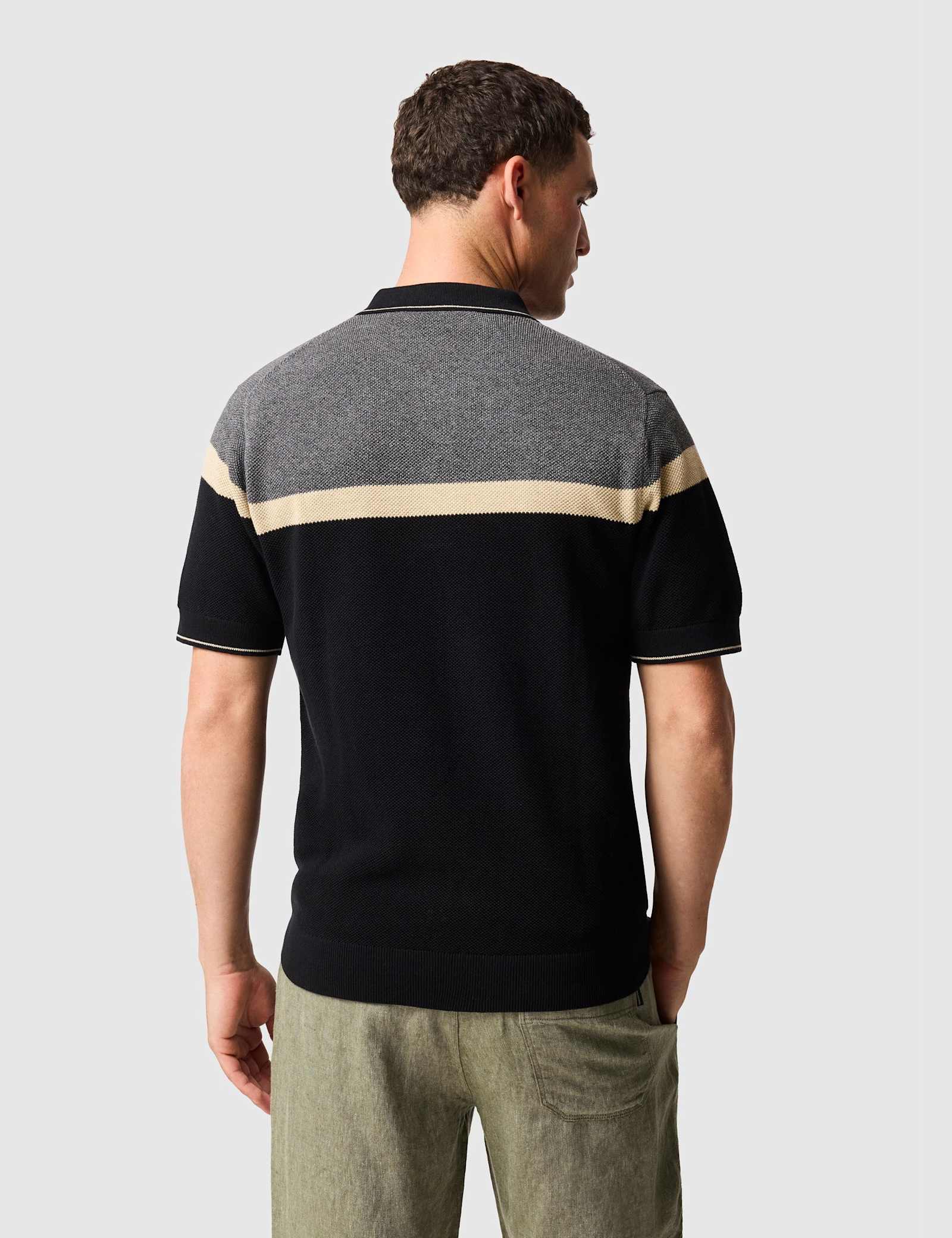 Barret Reef Pure Cotton Knitted Polo Shirt - image 3