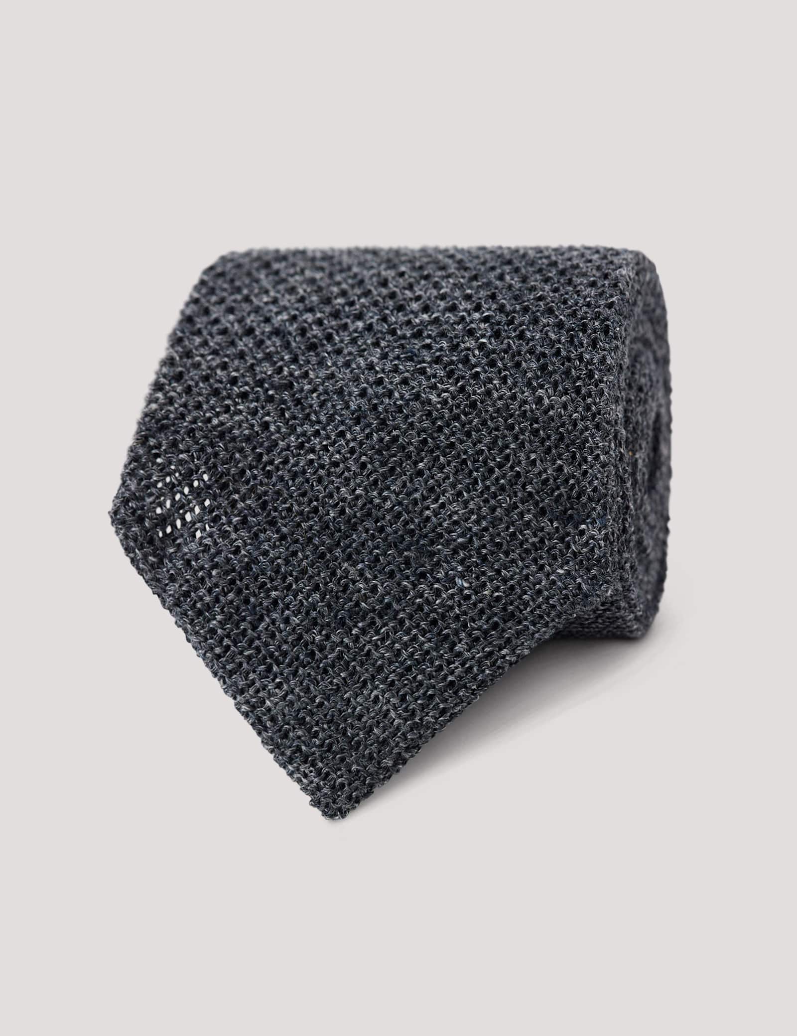 Linen Knitted Tie - image 2