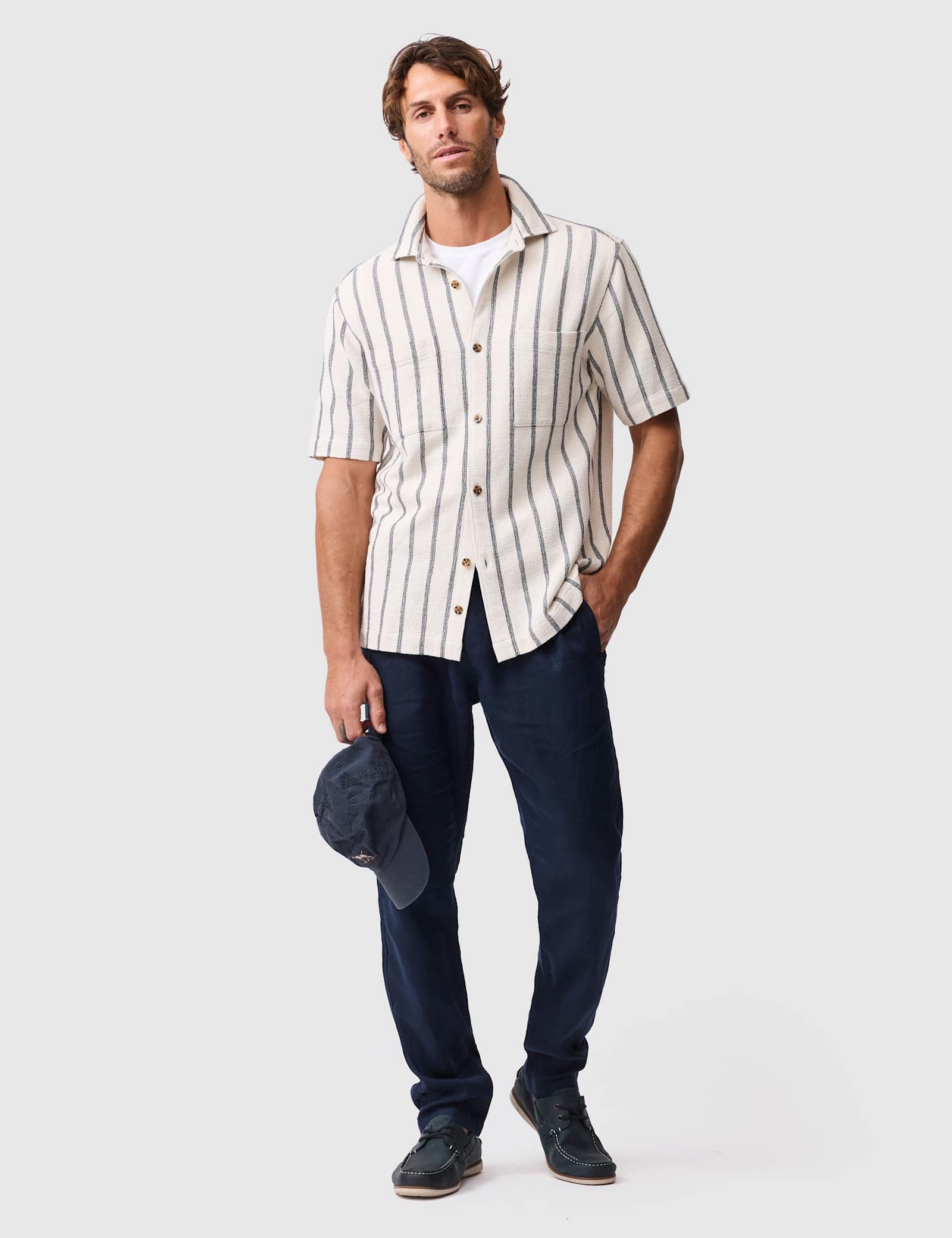 Melford Cotton Rich Striped Shirt - image 5