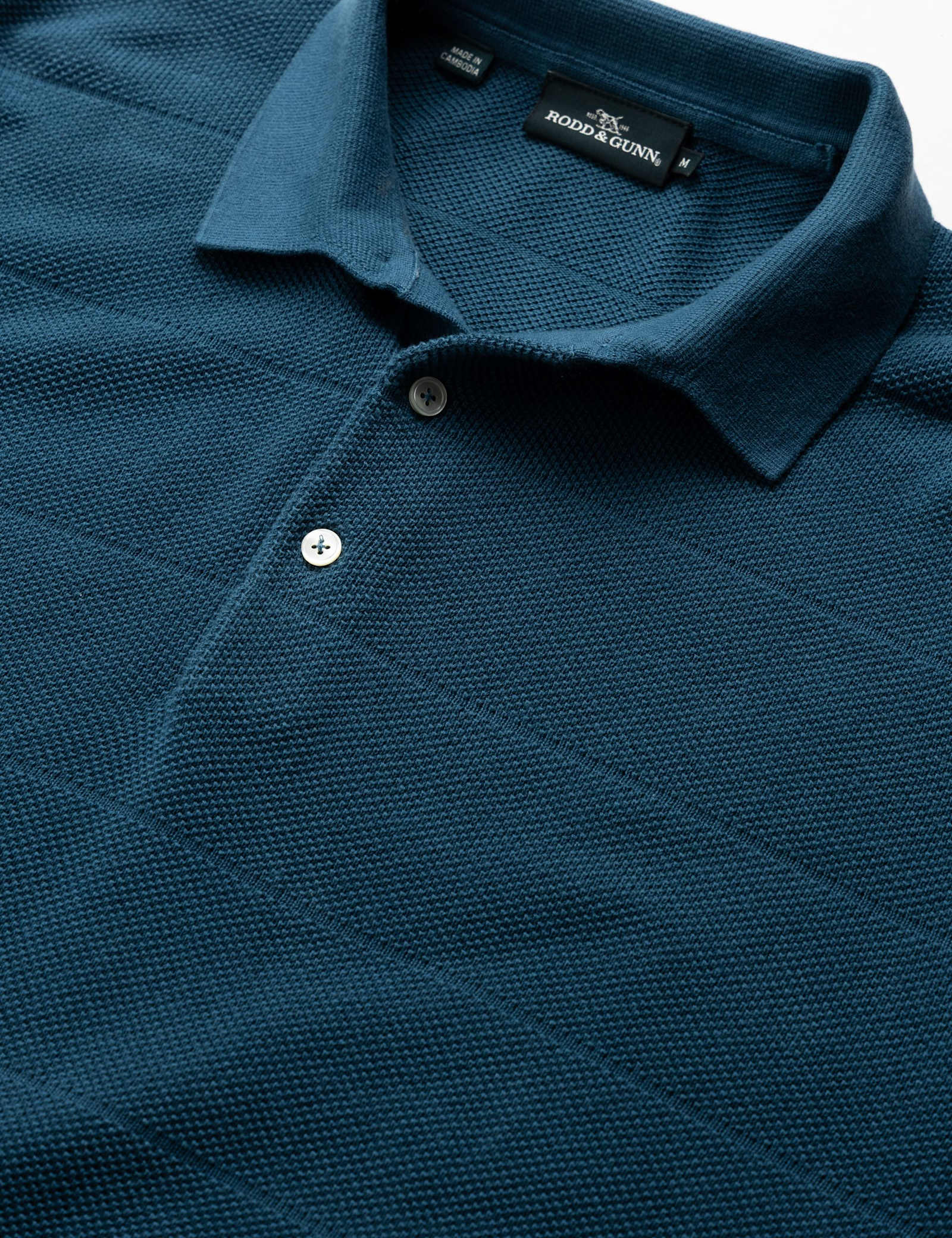 Masons Flat Pure Cotton Knitted Polo Shirt - image 3