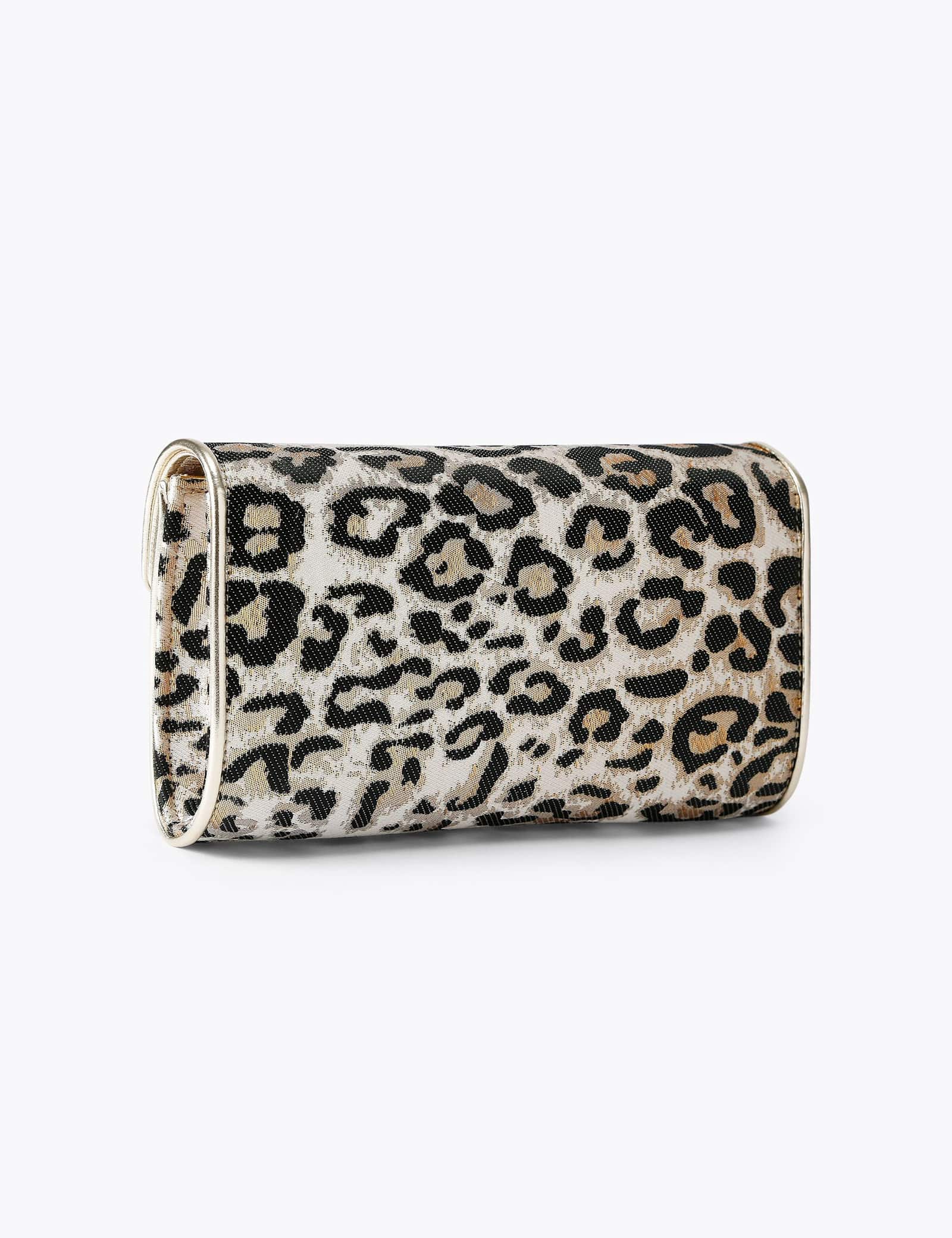 Leopard Print Clutch Bag - image 4