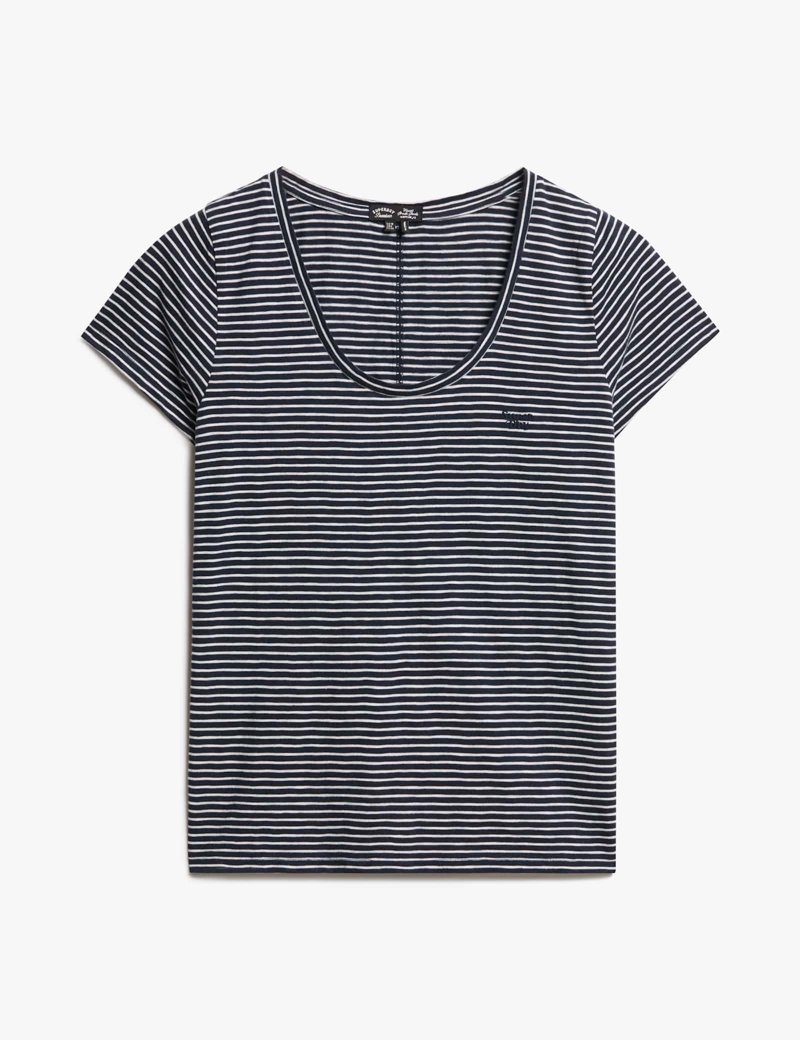 Cotton Rich Striped T-Shirt - image 1